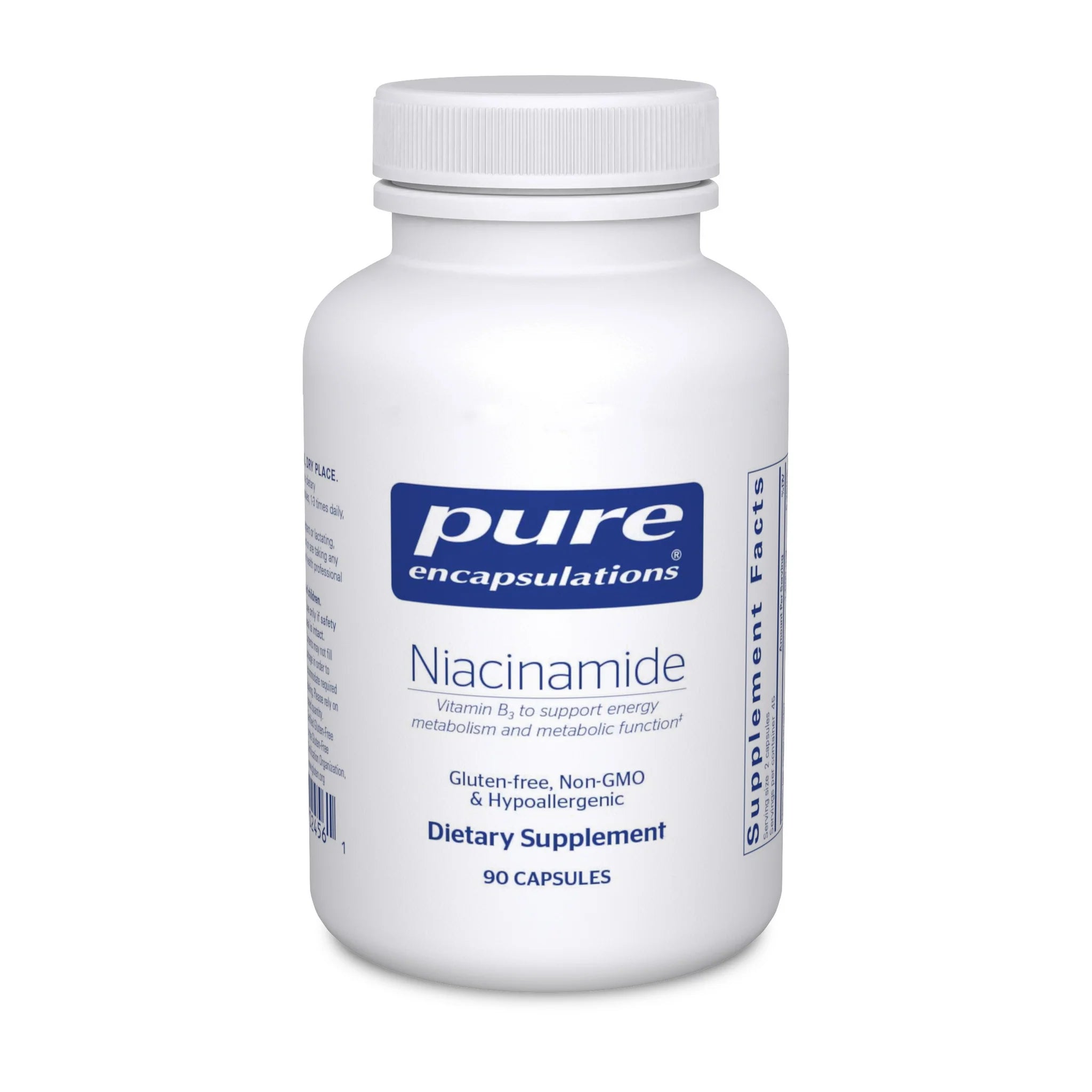 Niacinamide 500mg 90 Capsules - Vitamin B3 Supplement for Skin Health & Energy Boost - Supports Clear Complexion & Metabolism - Perfect for Daily Wellness Routine