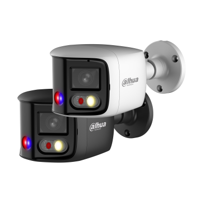IPC PFW3849SP WizSense 8MP TIOC Dual Lens Bullet Network Camera - 180° Wide Angle View for Home Security & Outdoor Surveillance | Weatherproof Night Vision IP Camera for Business & Property Protection