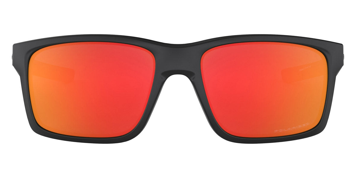 Oakley OO9264 926407 Mainlink Sunglasses - Black Frame with Ruby Iridium Polarized Lenses for UV Protection & Glare Reduction - Perfect for Driving, Running & Outdoor Sports