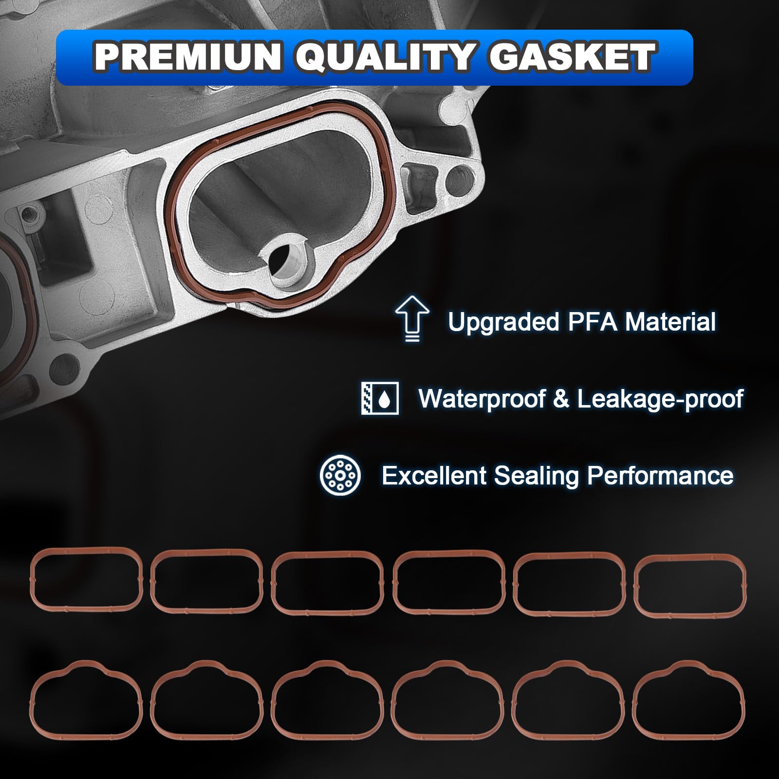 Upgraded Full Aluminum Engine Lower Intake Manifold with Gasket & Bolts - Compatible with Jeep Dodge Chrysler Ram 3.6L V6 (Cherokee, Wrangler, Journey, Grand Caravan, Durango, Charger, Challenger, ProMaster) - High Performance Replacement Part for Improved Engine Efficiency & Durability