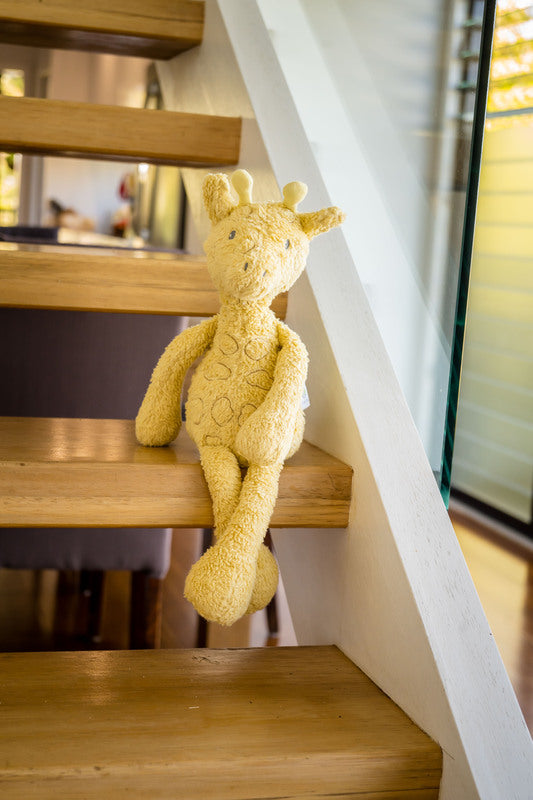 Gerard the Giraffe Organic Cotton Plush Toy - Soft & Eco-Friendly Stuffed Animal for Kids, Perfect for Cuddling, Nursery Decor, and Baby Shower Gifts