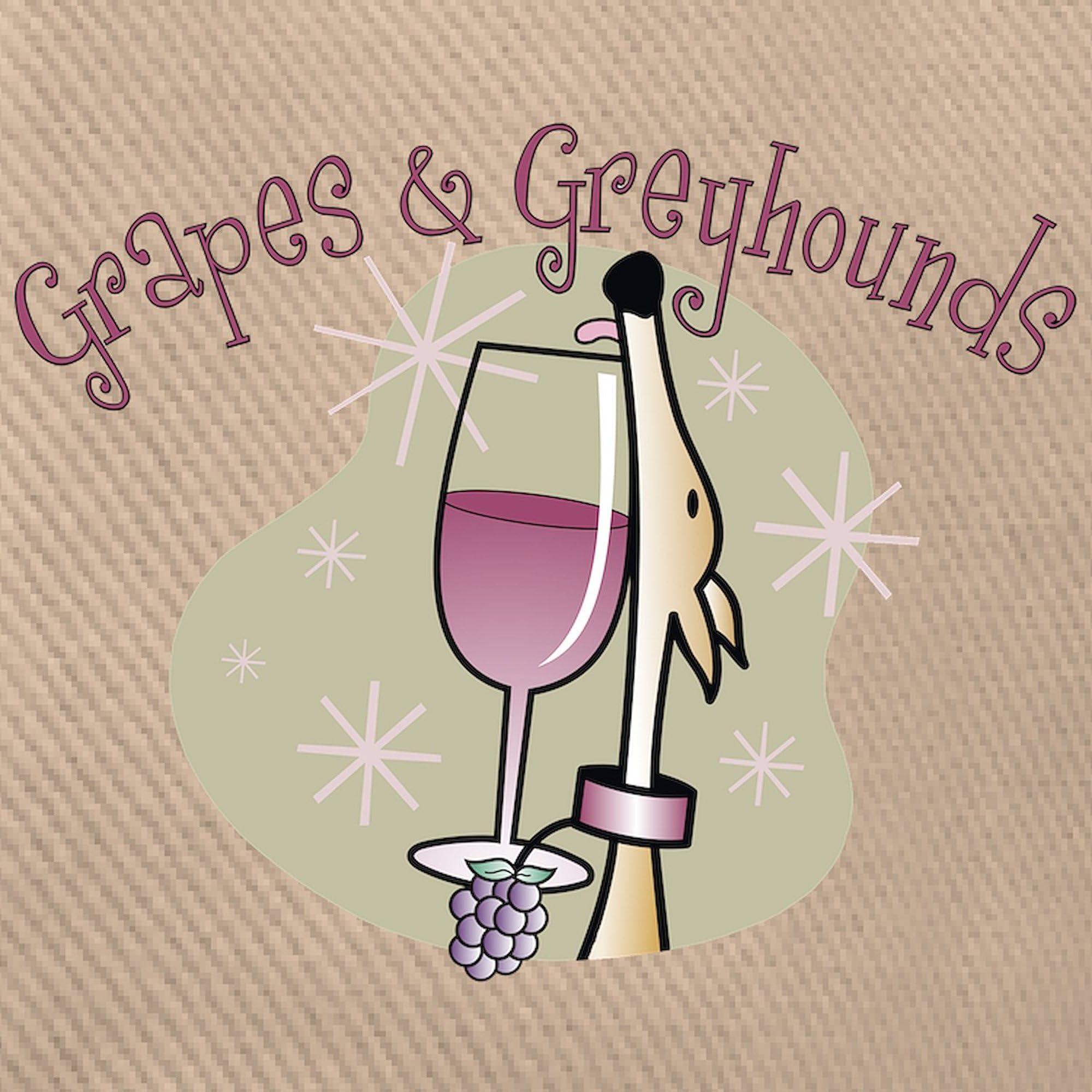 Grapes and Greyhounds Adjustable Baseball Cap - Stylish Unisex Hat for Wine Lovers & Dog Enthusiasts - Perfect for Outdoor Activities, Casual Wear & Gifts