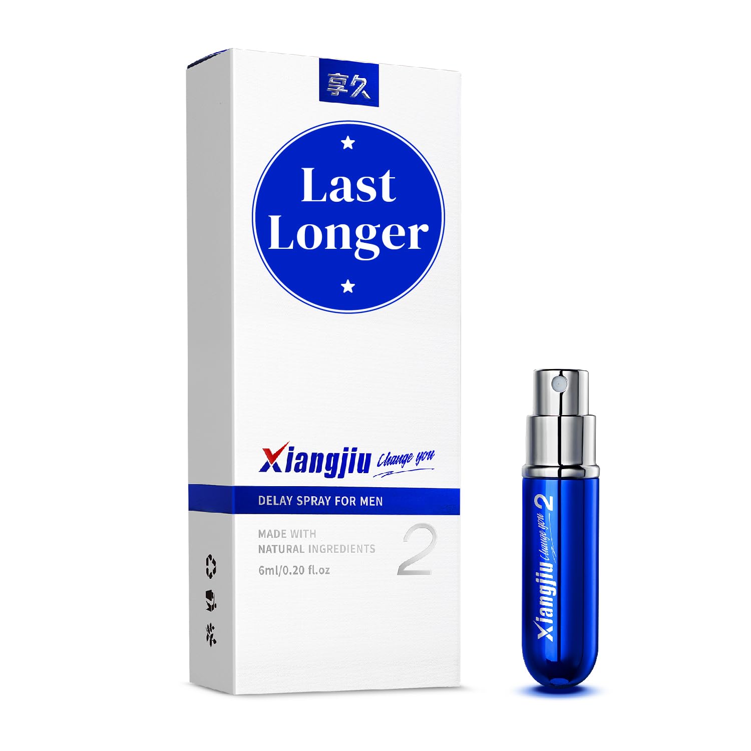 Best Delay Spray for Men - 2nd Generation Long Lasting Sex Enhancer, 6ML - Extend Pleasure & Control Ejaculation for Intimate Moments