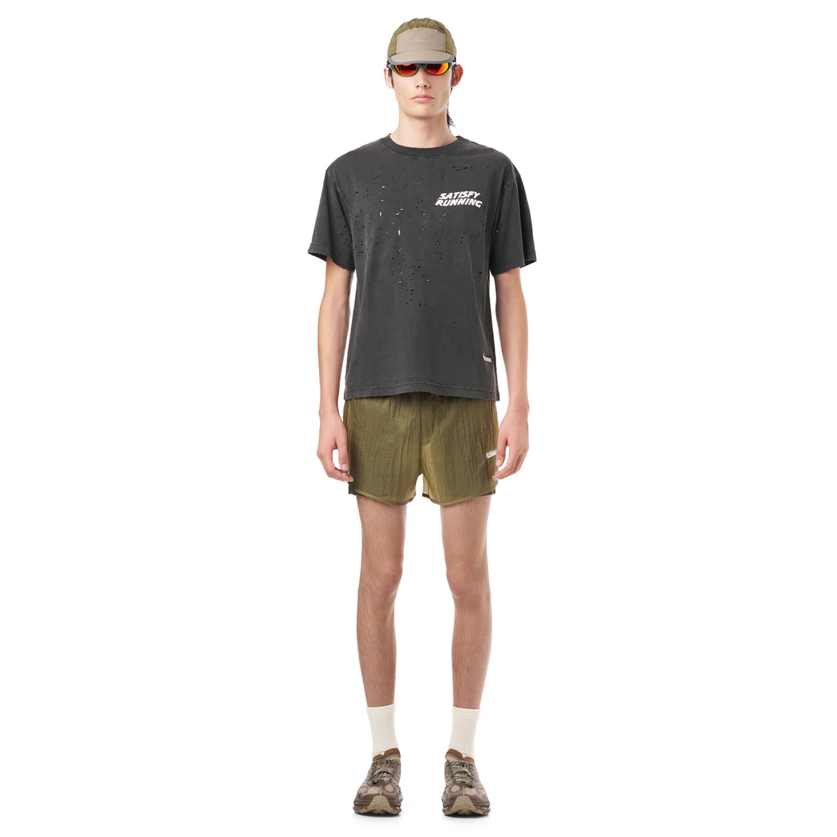 Men's Satisfy MothTech Running T-Shirt - Lightweight Performance Tee for Jogging, Gym & Outdoor Activities