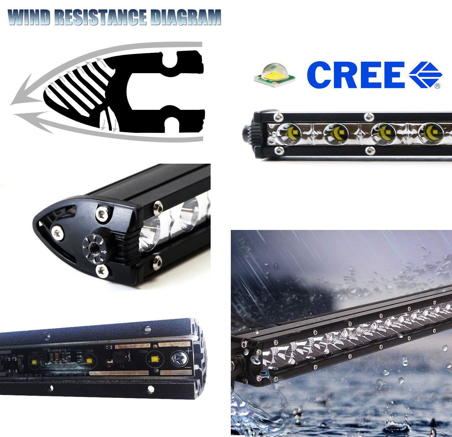 30 Inch LED Light Bar Kit with Dual Up/Down Grille Mount for 2011-2016 Ford F250 F350 Super Duty - Off-Road, Truck, Jeep & SUV Lighting Upgrade