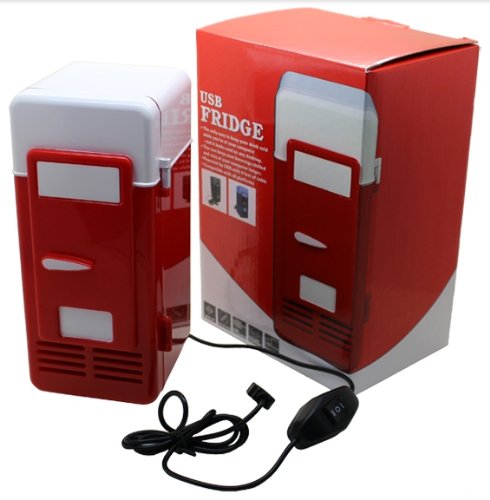 Mini USB Desktop Fridge Cooler - 4L Compact Refrigerator for Drinks & Skincare | Portable Mini Fridge for Office, Bedroom, Dorm | Energy Efficient USB-Powered Cooling Box for Cosmetics, Beverages, Medications