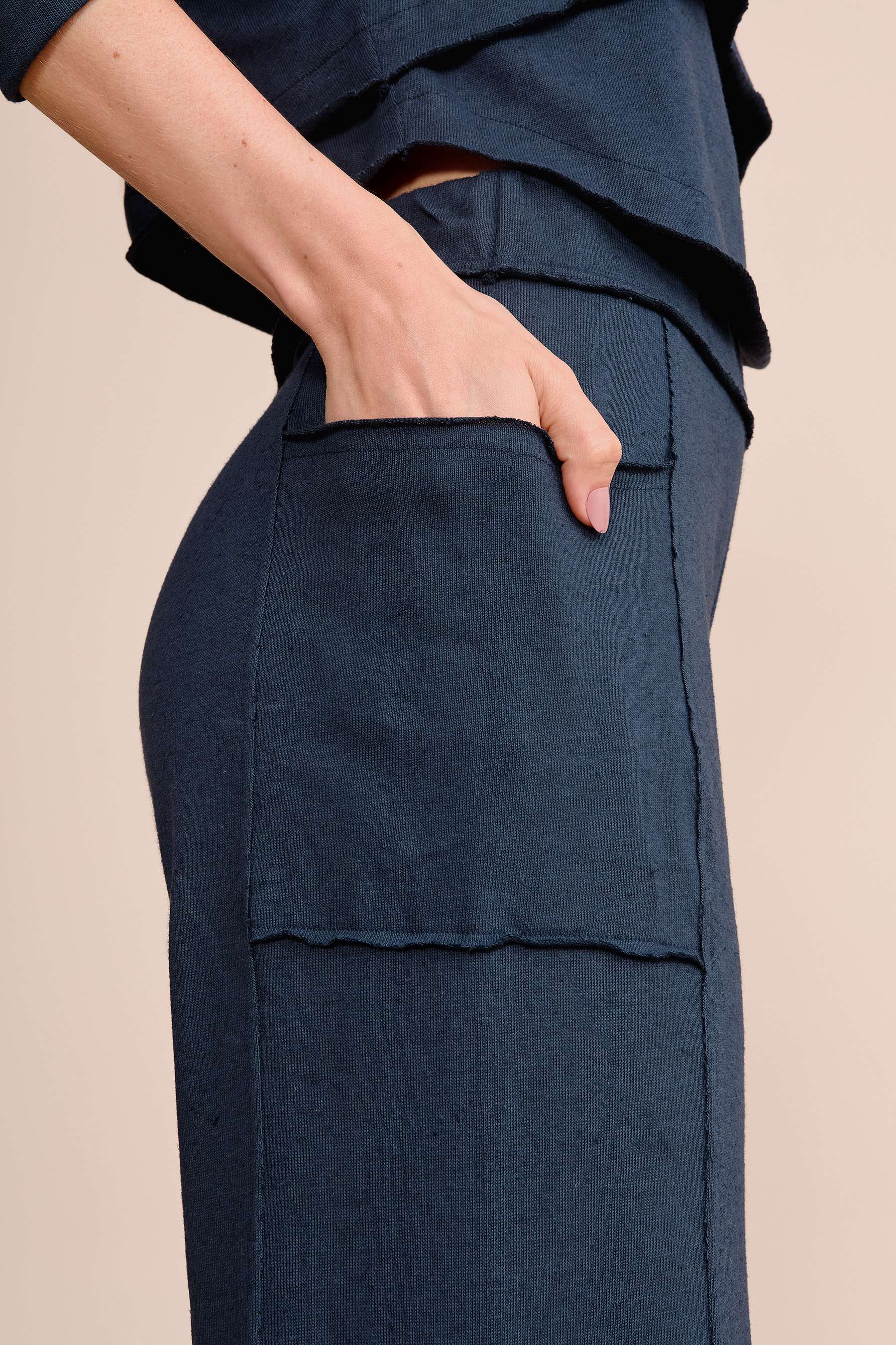 Slow Knit Straight Leg Pants for Women - Comfortable Stretchy Casual Trousers | Perfect for Work, Travel & Everyday Wear