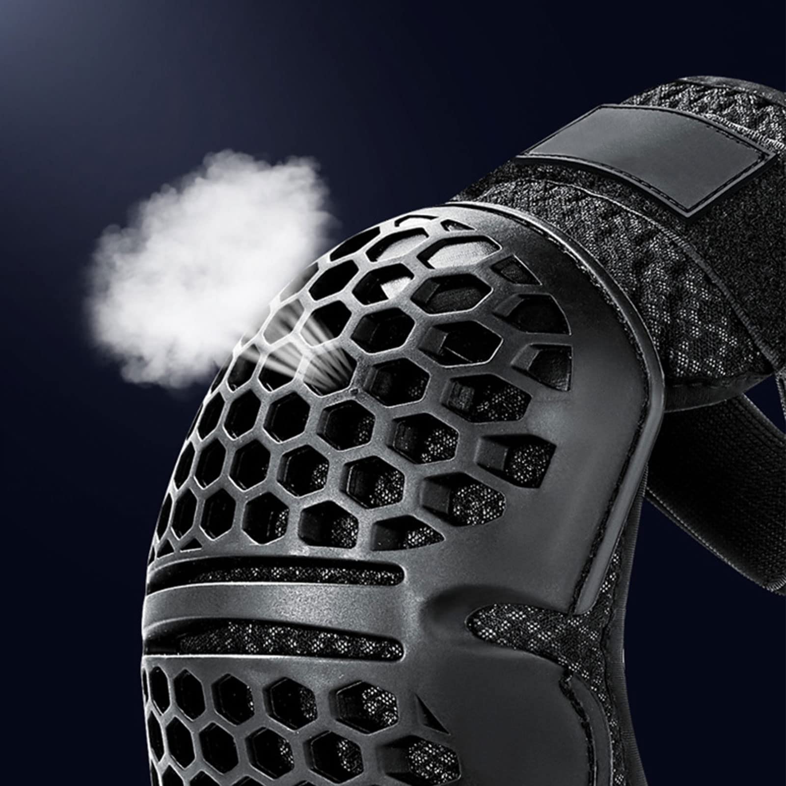 Motorcycle Knee & Elbow Guards - 4 Pcs Breathable Armor for Riding & Mountain Biking