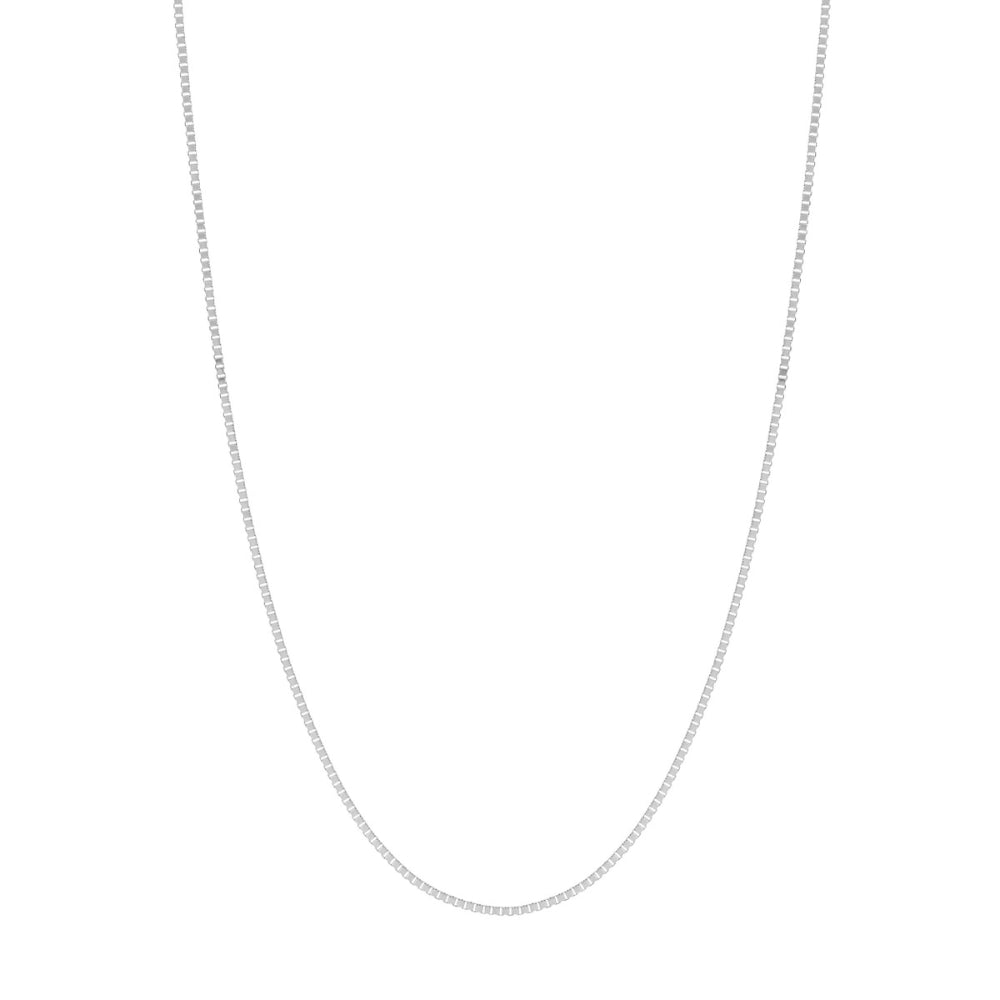 14K Gold Box Chain Necklace with Adjustable Slider Bead - Elegant Layering Piece for Women, Perfect for Everyday Wear & Special Occasions