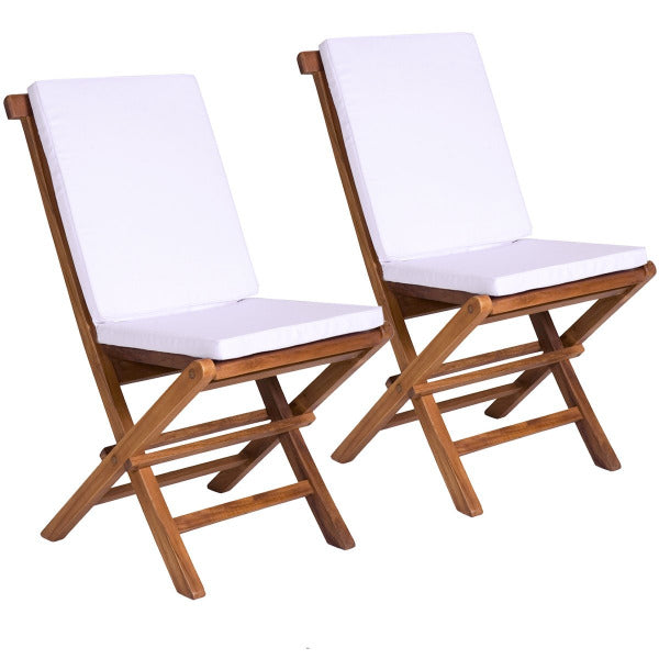 Portable Folding Chair Set with Comfortable Cushions - Perfect for Camping, Picnics, Beach & Outdoor Events
