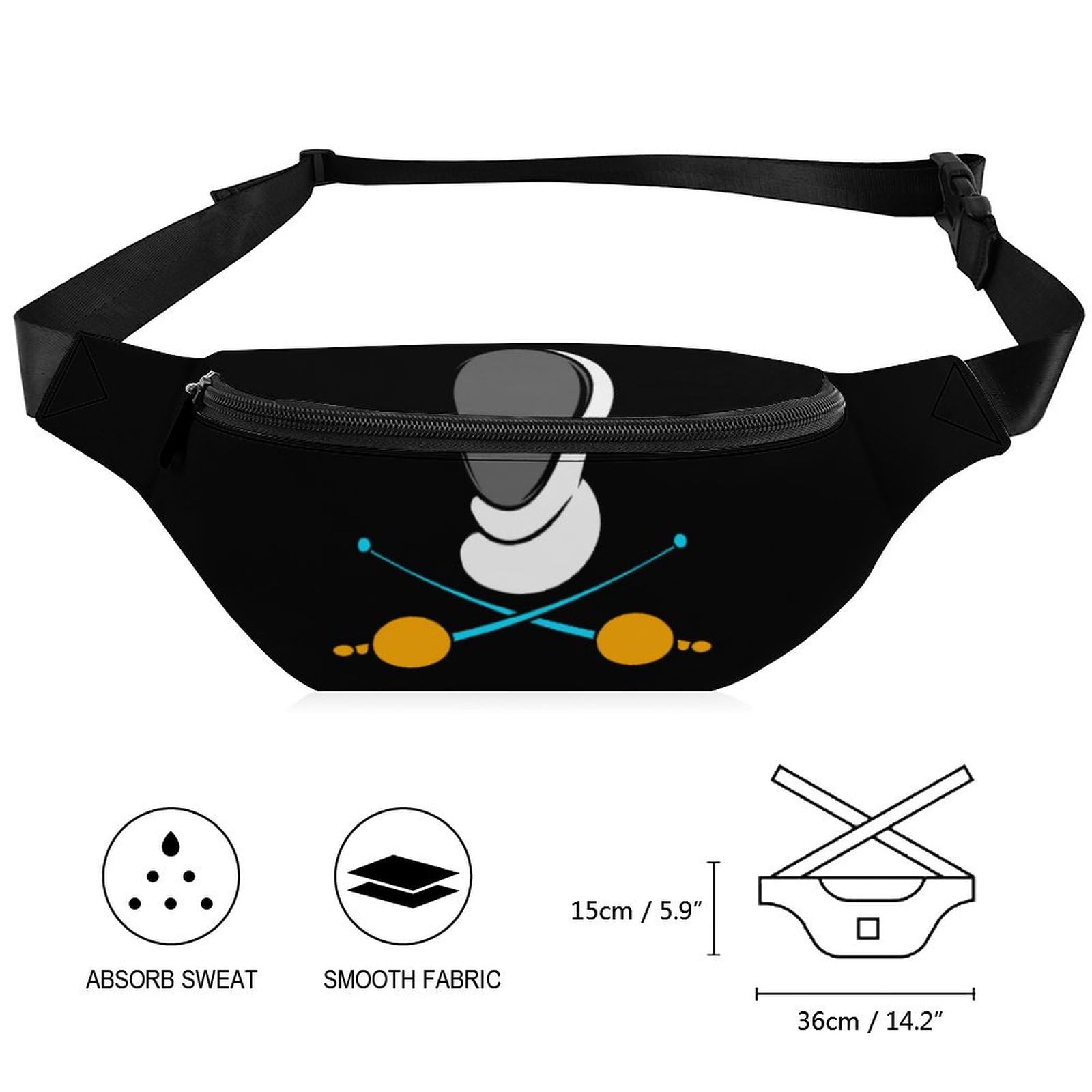 Premium Fencing Swords & Protective Helmet Mask with Adjustable Waist Pouch - Crossbody Belt Bag for Men & Women - Perfect for Sports Training, Cosplay, and Renaissance Fairs
