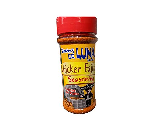 Deluna Red Chicken Sazon Seasoning 6 oz - Authentic Mexican Spice Blend for Fajitas, Tacos & Grilled Meats - Perfect for Home Cooking & Restaurant Use