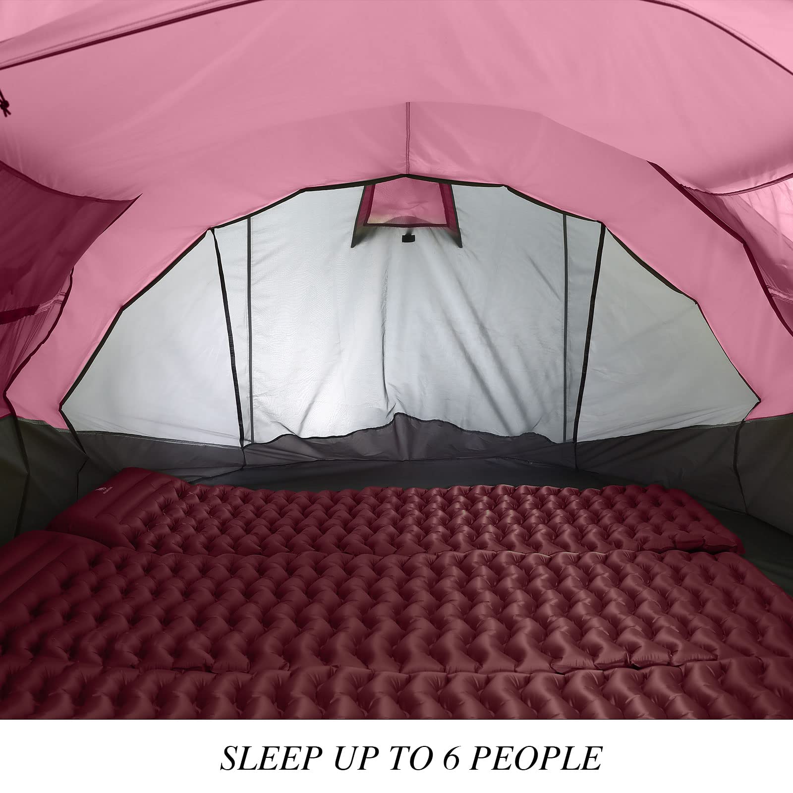 6-Person Instant Pop Up Tent - 12.5’x8.5’x53.5