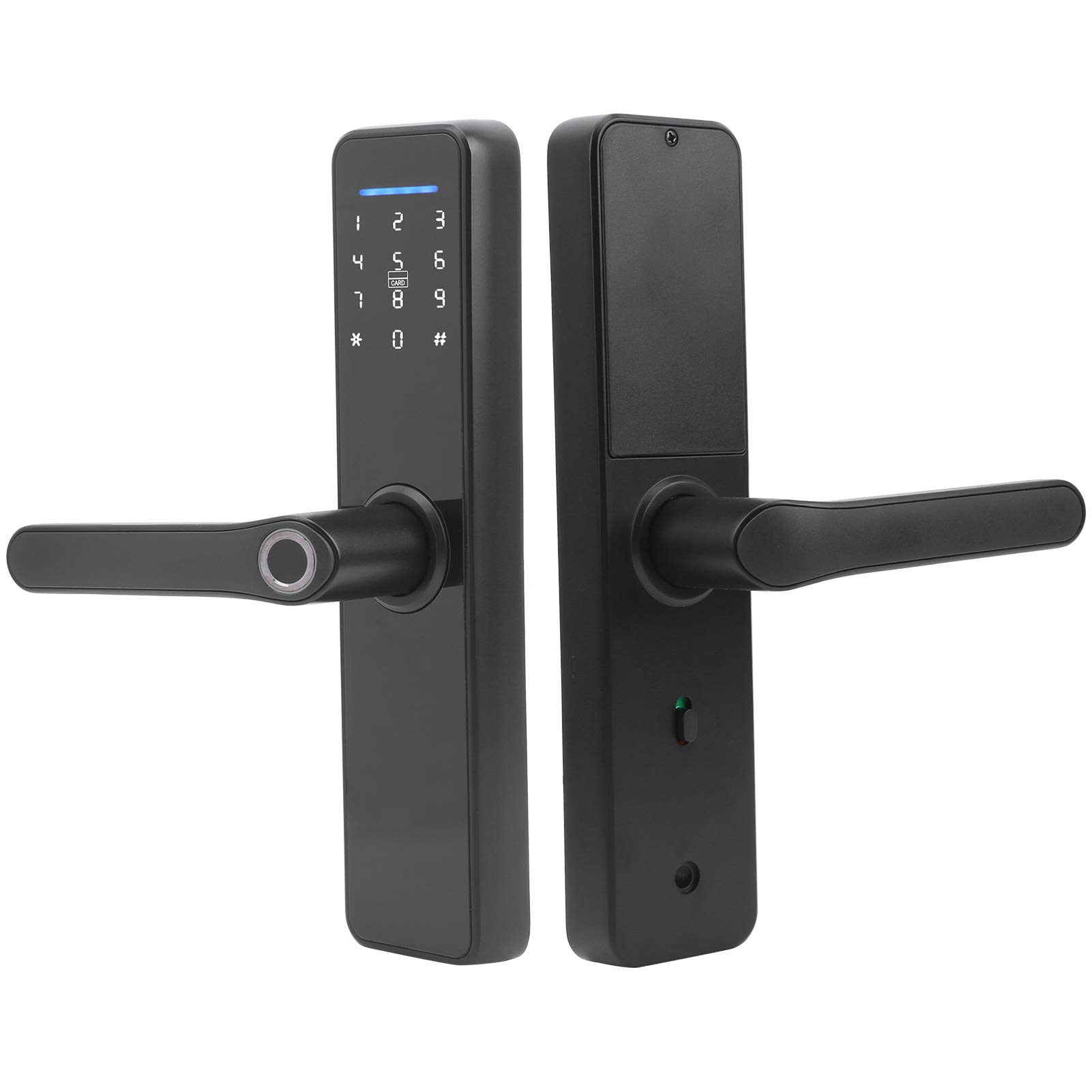 Smart Keyless Entry Door Lock - Fingerprint, Password, IC Card & APP Unlock - WiFi Enabled, Waterproof, Anti-Theft - Ideal for Home Security, Villas, Offices & Apartments | Perfect for Smart Homes & Vacation Rentals