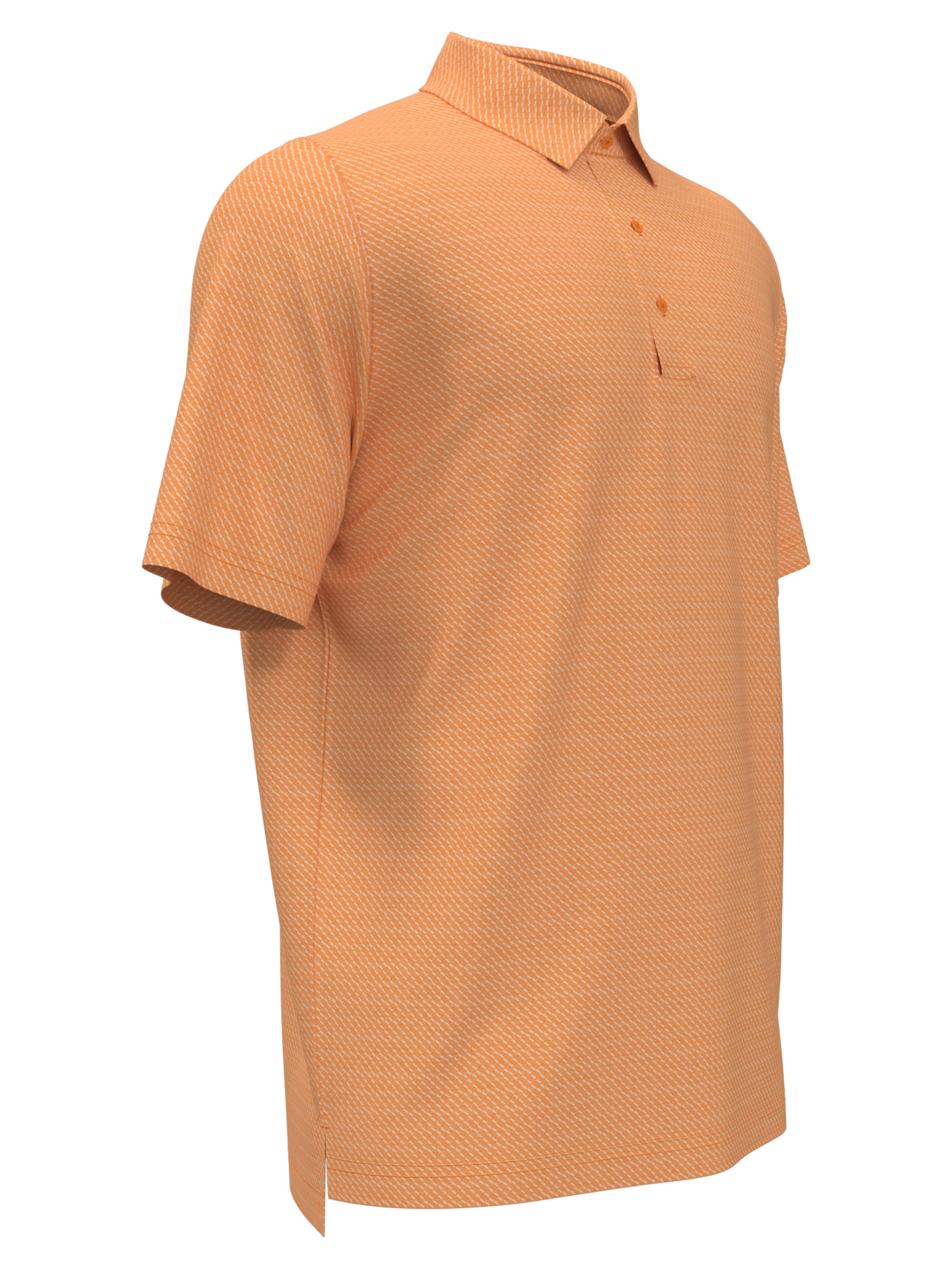 Men's Breathable Swing Tech Golf Polo Shirt - Moisture-Wicking Heather Jacquard Fabric for Comfort & Performance | Ideal for Golf, Casual Wear & Outdoor Activities