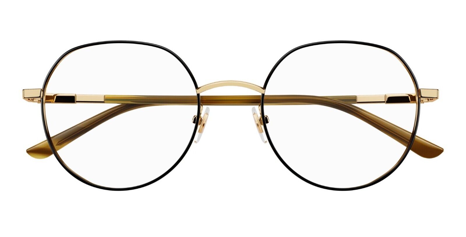 Gucci GG1349O 003 Gold Round Men's Eyeglasses - Classic Luxury Sunglasses for Men, UV Protection, Fashionable Eyewear for Daily Wear & Outdoor Activities