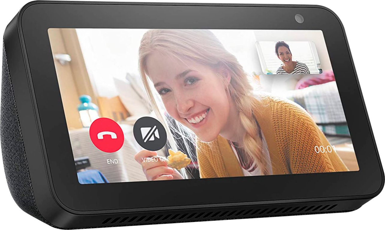 Amazon Echo Show 8 (1st Gen) Smart Display with Alexa - Sandstone Color - HD Touchscreen, Voice Control & Video Calling - Perfect for Kitchen, Living Room & Home Office (Model B07RQ3TCT2)