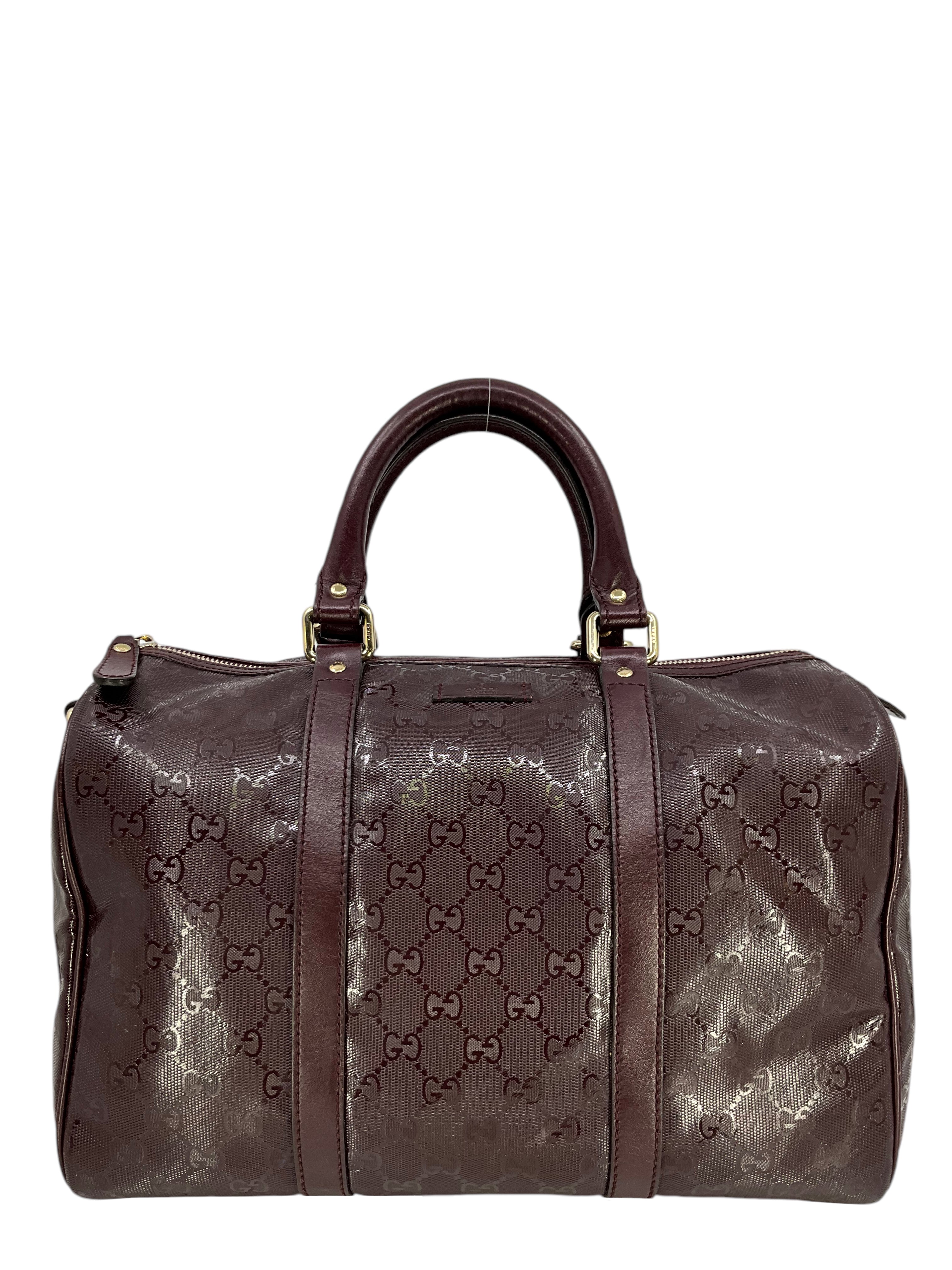 GUCCI Monogram Medium Joy Boston Bag - Luxury Designer Handbag for Women, Perfect for Work, Travel & Everyday Use