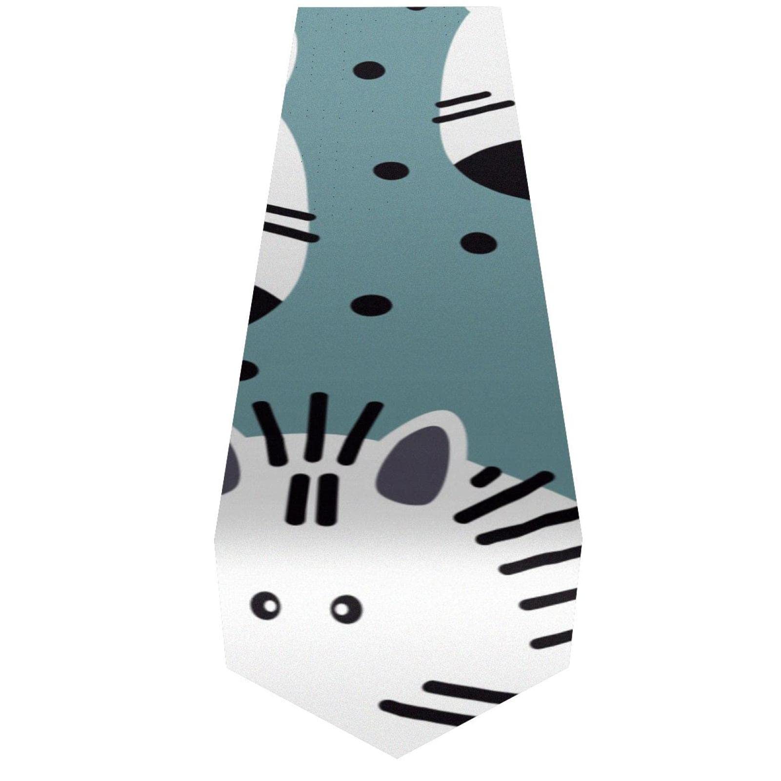 Cute Animal Zebra Table Runner - 13x70 Inch Cheesecloth Dresser Scarf for Holiday, Wedding, Picnic & Dinner Tables - Perfect for Piano Decor and Home Party Settings