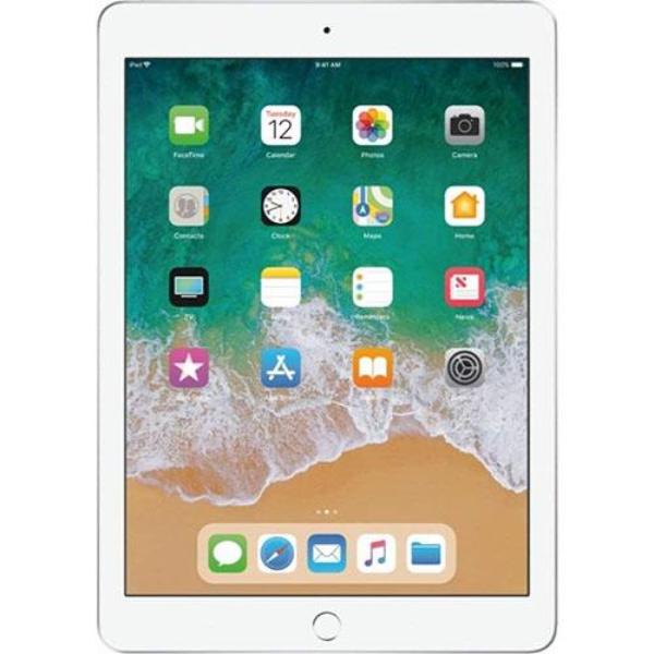 Apple iPad 6th Generation (2018) 9.7-inch 128GB WiFi Tablet - Silver | Perfect for Work, Study & Entertainment