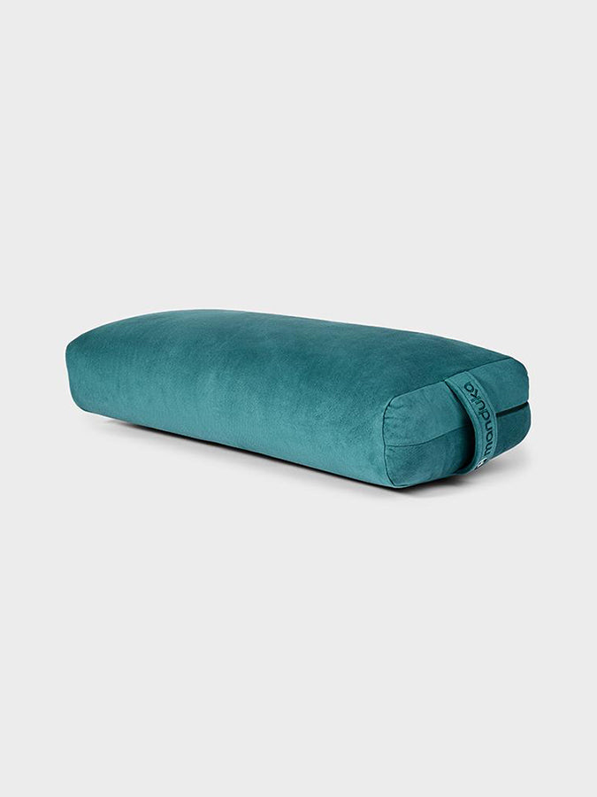 Manduka Rectangular Enlight Technology Meditation Bolster Cushion - Premium Yoga Support for Back, Hips & Knees - Ideal for Meditation, Yin Yoga & Home Relaxation
