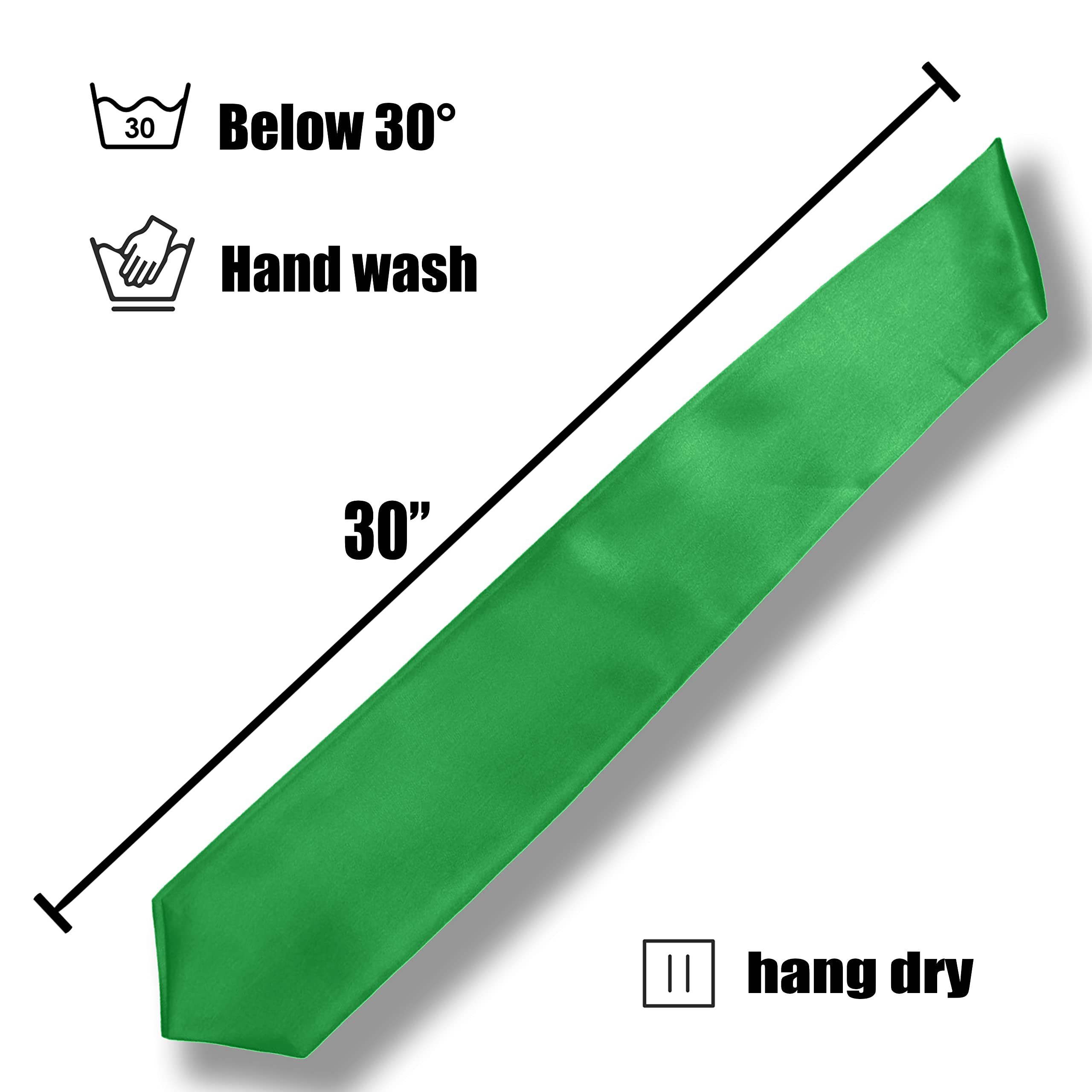 Graduation Stole Honor Sash - 60 Inch Plain Academic Stole for Graduation Ceremony, Photos & Commencement - Perfect for High School, College & University Graduates