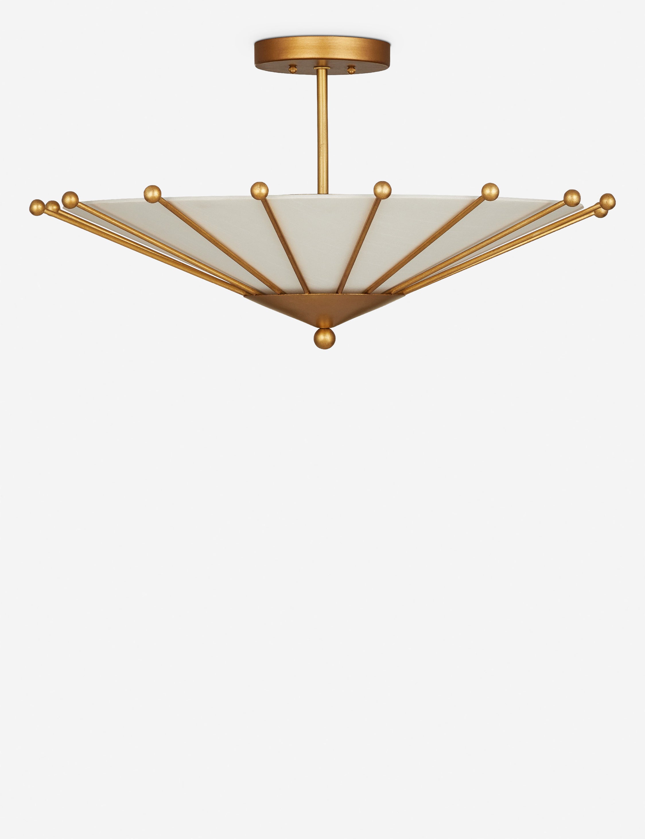 Bainbridge Semi Flush Mount Ceiling Light Fixture - Modern LED Lighting for Bedroom, Hallway & Kitchen - Dimmable & Energy Efficient