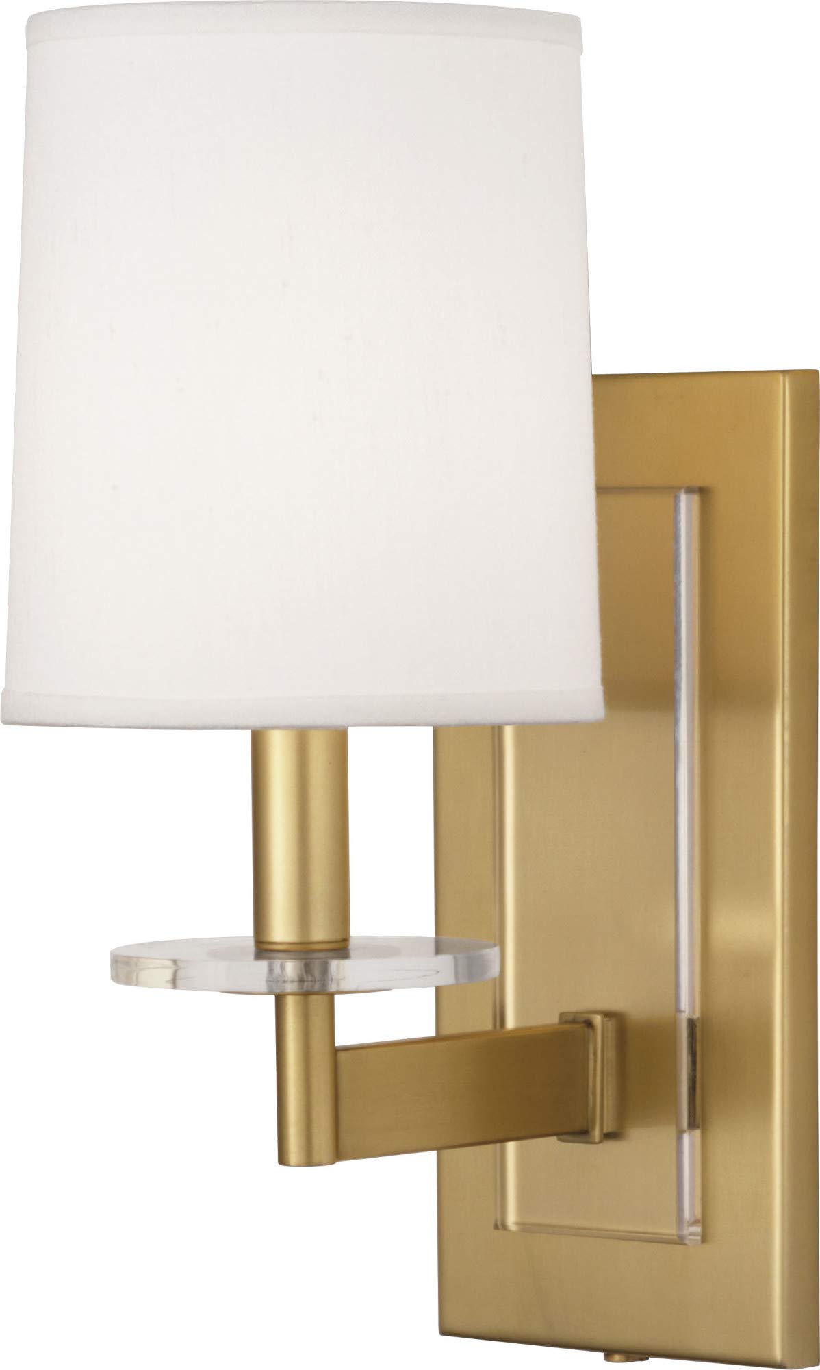 Robert Abbey 3381 Modern One Light Wall Sconce - Sleek Indoor Lighting Fixture for Living Room, Bedroom, or Hallway Decor