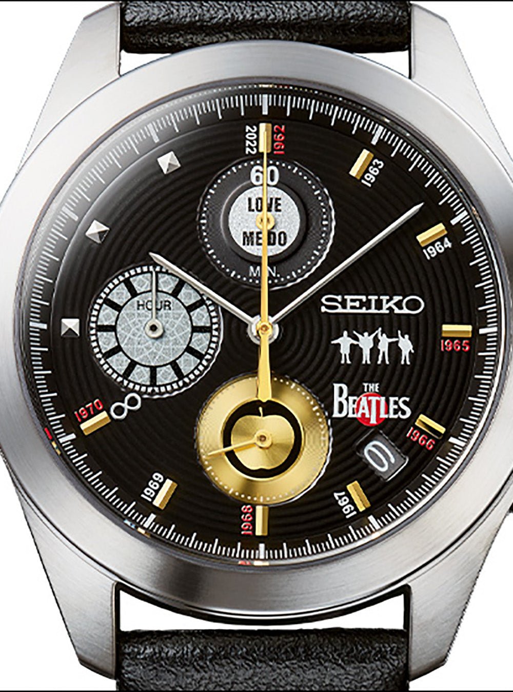 SEIKO x THE BEATLES 60th Anniversary Limited Edition Watch - Commemorating 'Love Me Do' Debut - Made in Japan - Perfect for Beatles Fans & Collectors - Ideal for Special Occasions & Gift Giving
