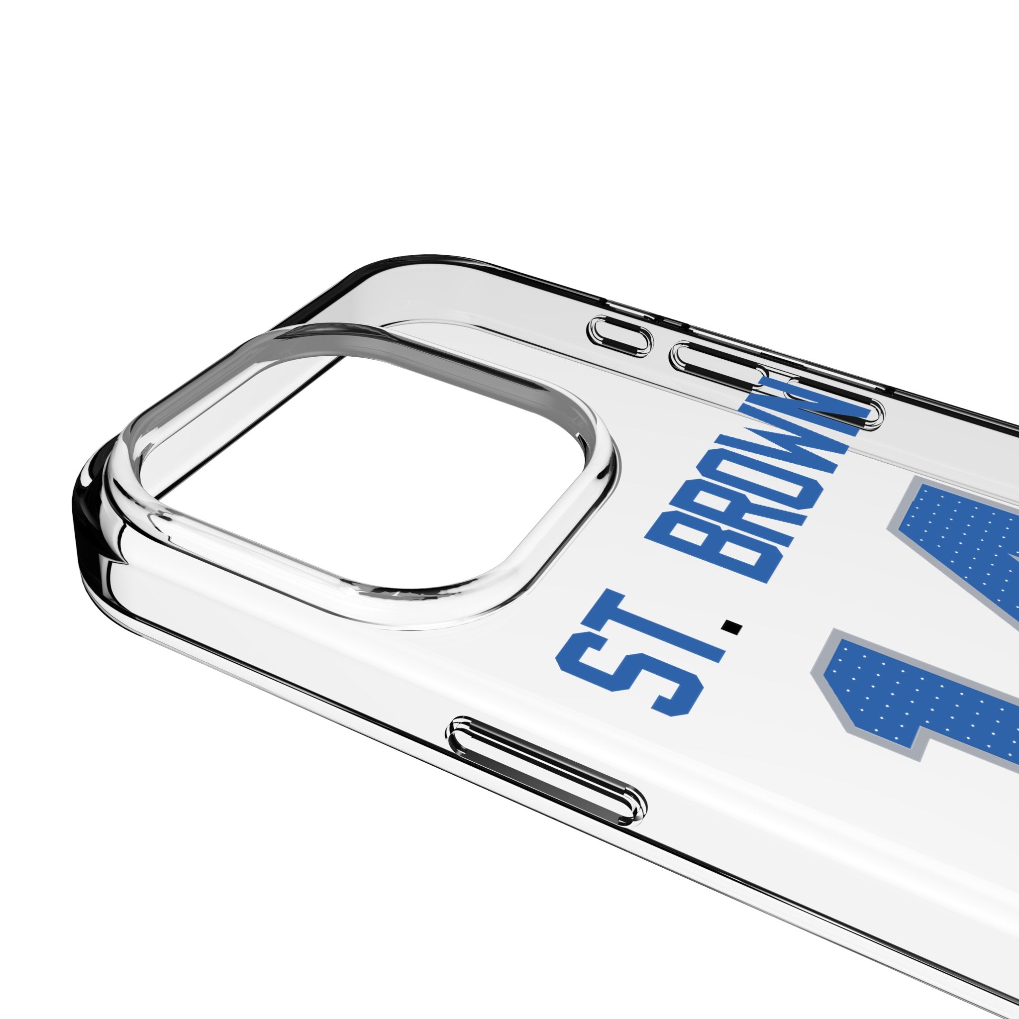 Amon Ra St. Brown Detroit Lions iPhone 14 Phone Case - Clear Protective Cover for Football Fans | Perfect for Game Day & Lions Pride
