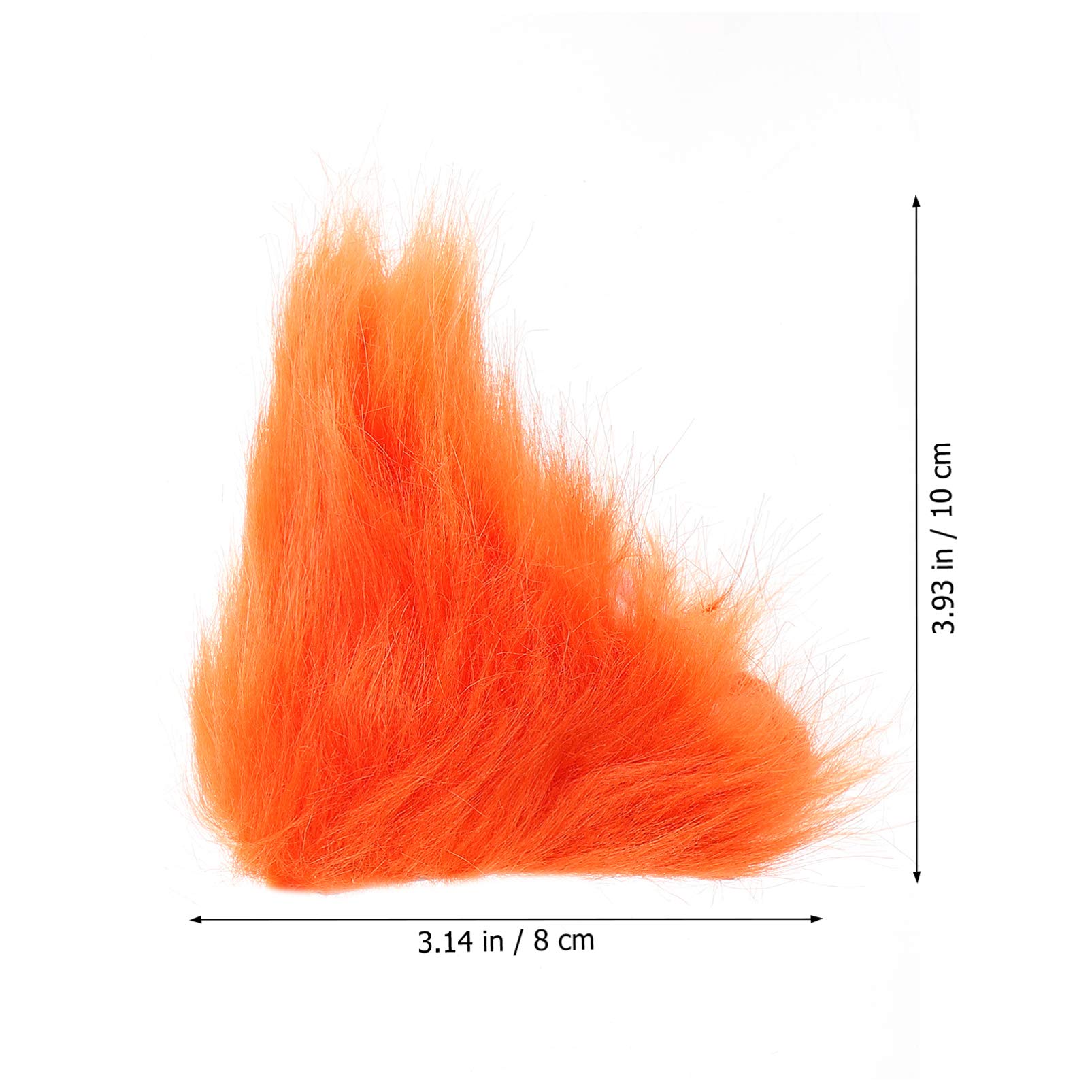 Beaupretty 3 Pairs Plush Cat Ear Hair Clips - Faux Rabbit Fur Kawaii Cat Ear Headband for Prom, Cosplay & Halloween Costume Accessories - Cute Hairpins for Women and Girls