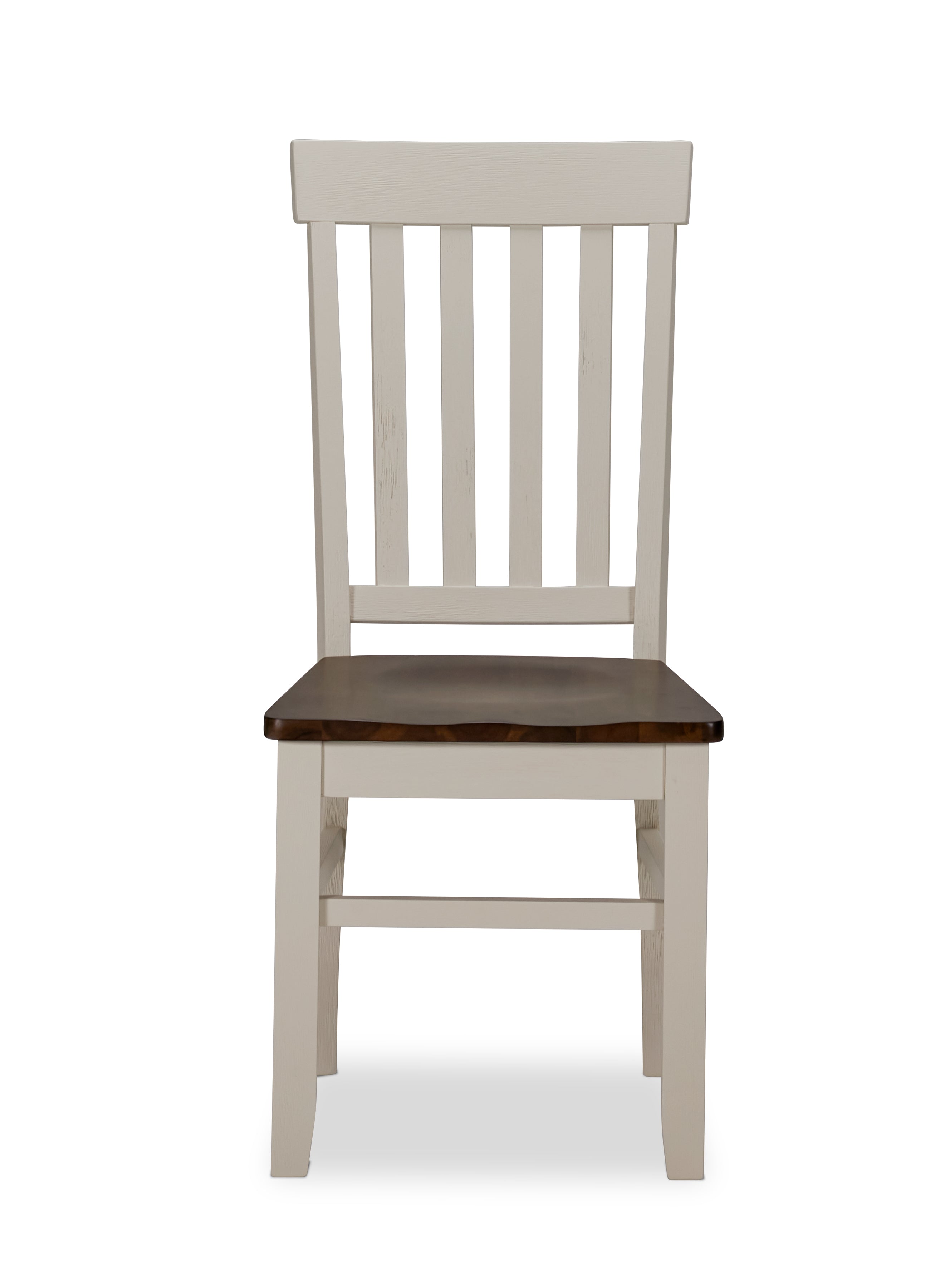 Caylie 7-Piece Dining Set - Ivory & Driftwood Finish - Modern Kitchen Table & Chairs for Small Spaces, Breakfast Nook, or Apartment Dining