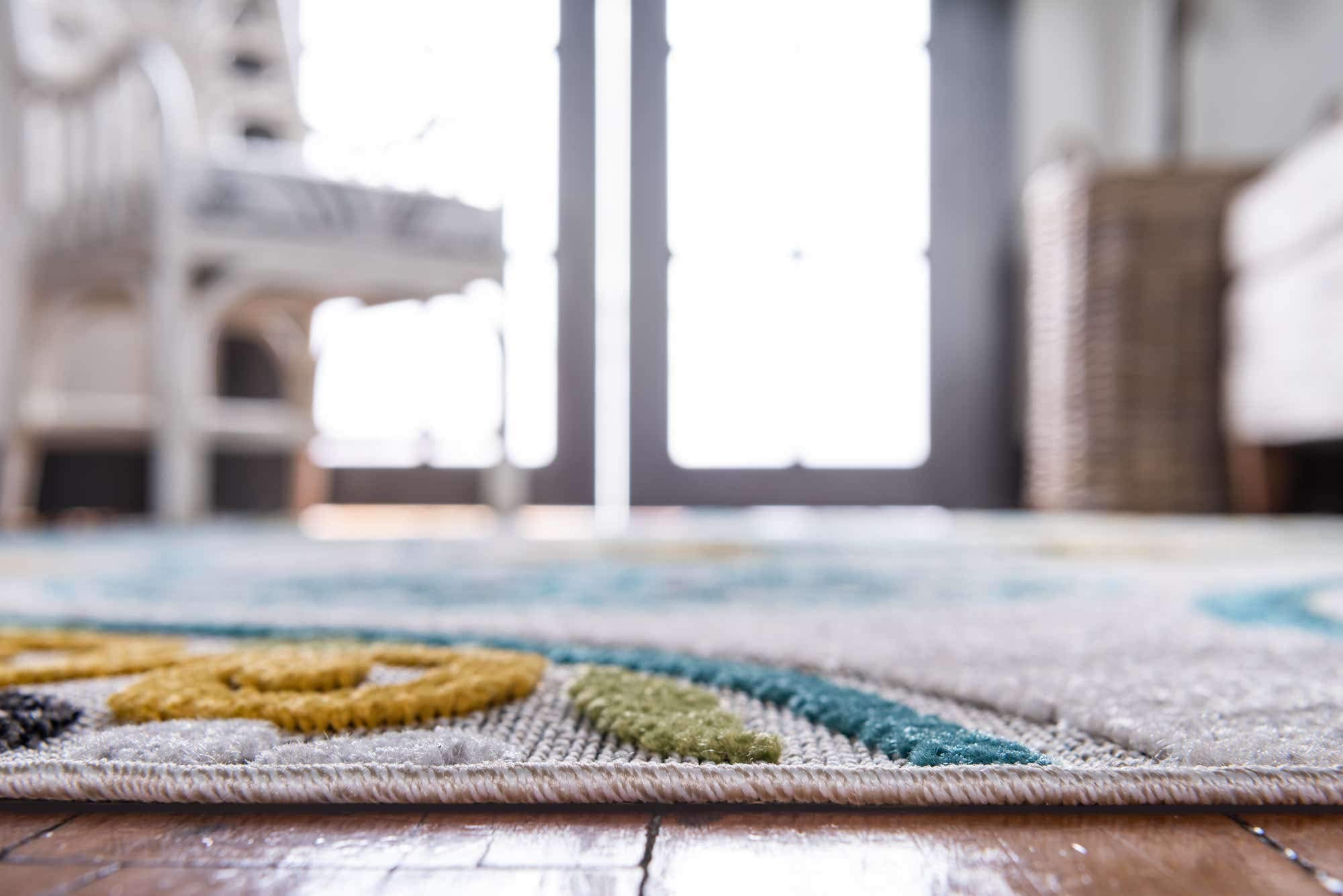 Unique Loom Outdoor Modern Collection Area Rug - 4'1