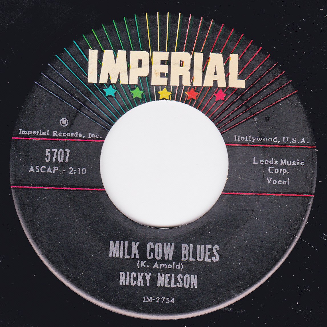 Vintage 7-Inch Vinyl Record - Milk Cow Blues / You Are The Only One (45 RPM) - Perfect for Blues Collectors & Retro Music Lovers