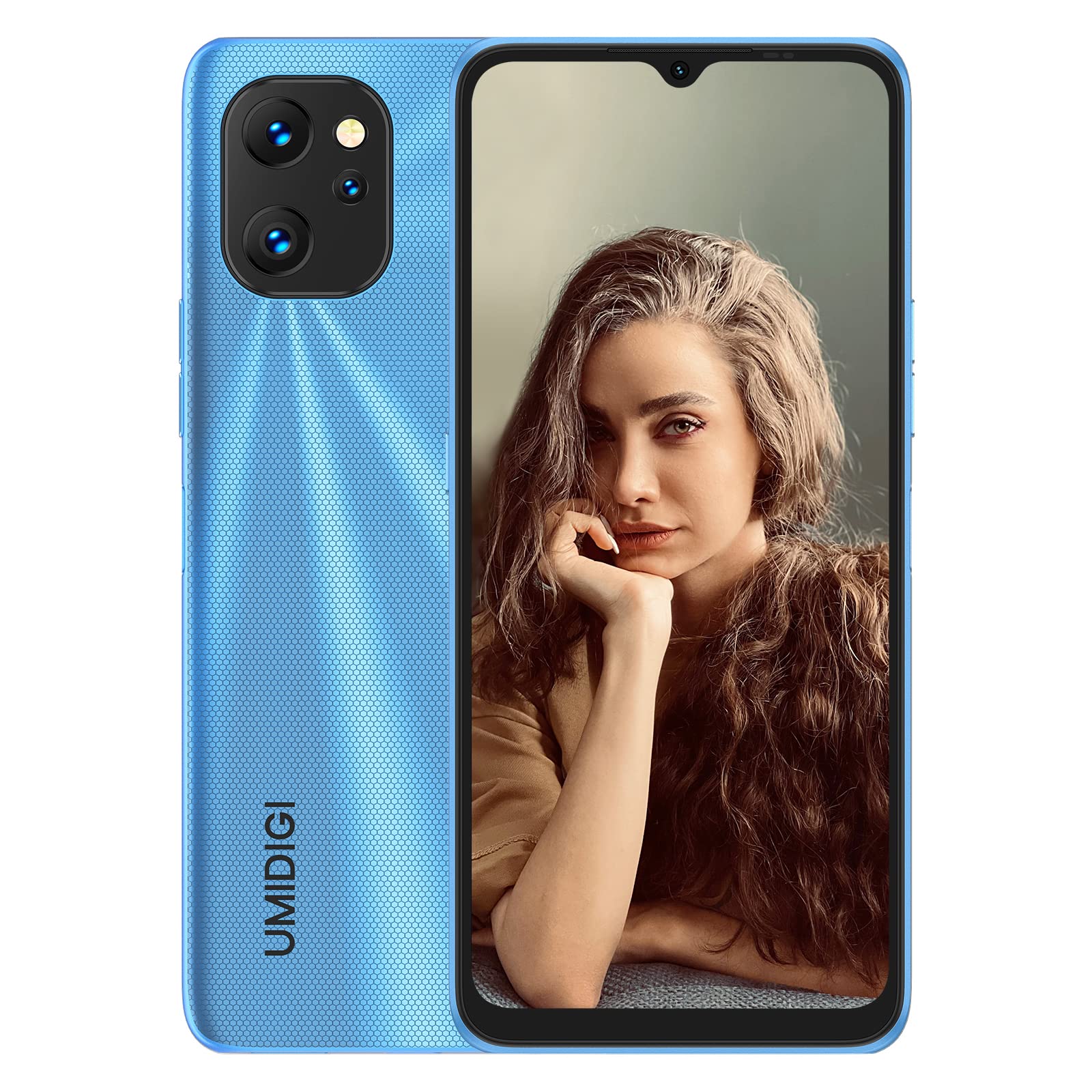 UMIDIGI Power 7 Unlocked Smartphone, 4GB RAM 128GB Storage, 6150mAh Long-Lasting Battery, Octa-Core Processor, 6.7