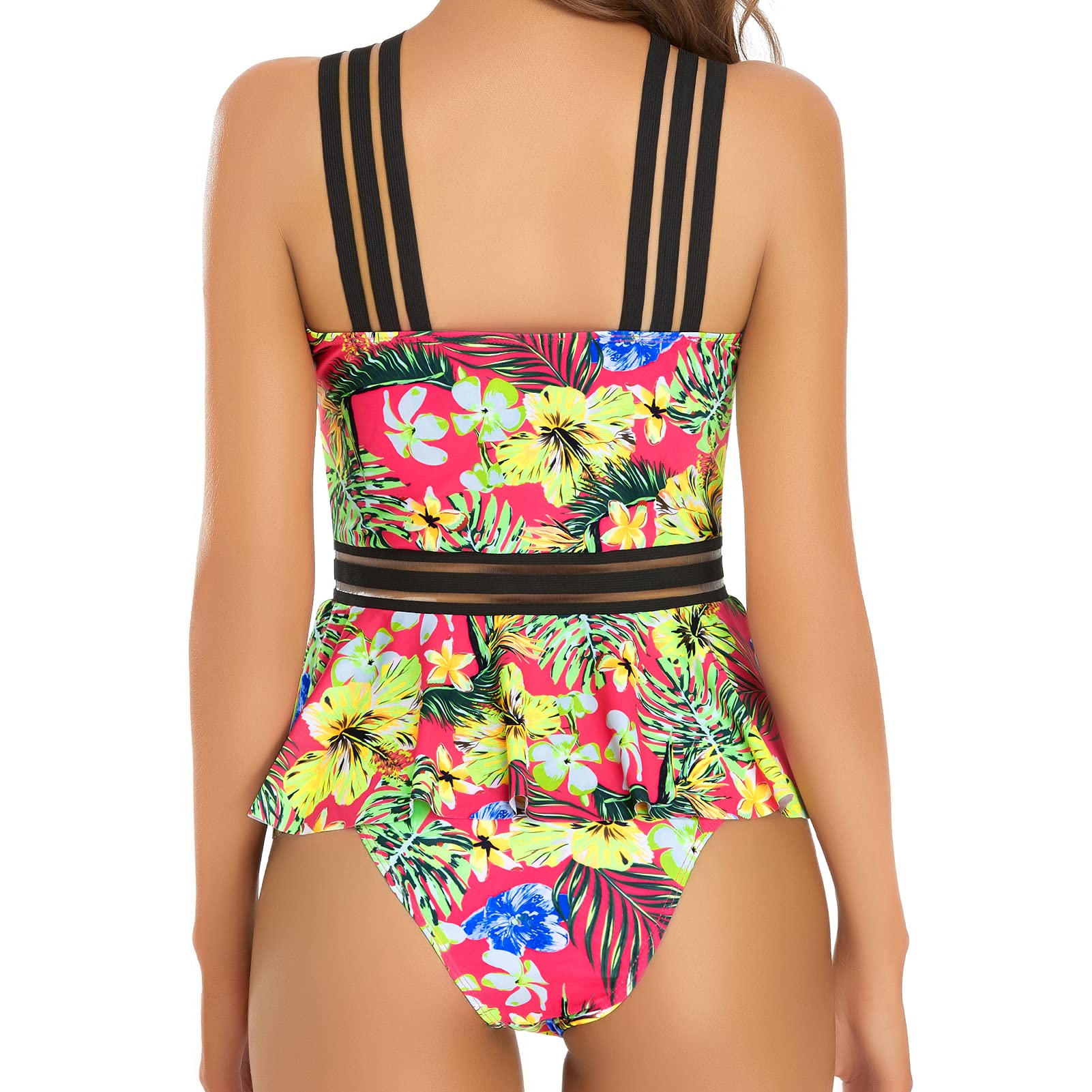 Edelqual Women's Two Piece Swimsuits - Tankini Bikini Set for Women, High Quality Bathing Suits & Swimwear | Perfect for Beach Vacations, Pool Parties & Summer Getaways