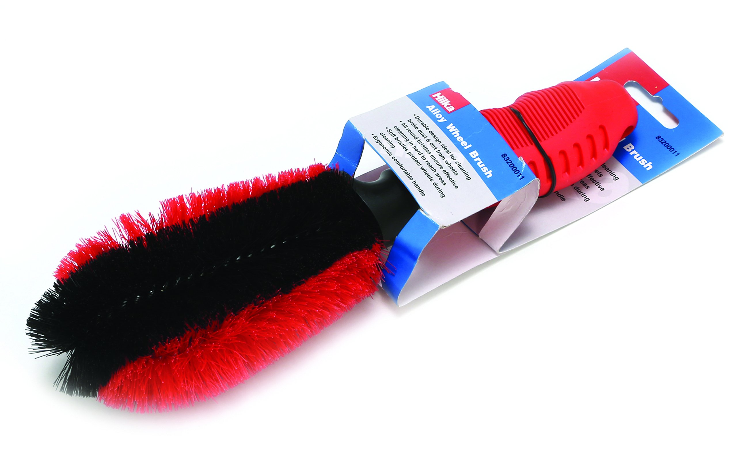 Hilka 83200011 Alloy Wheel Brush - Heavy Duty Car Wheel Cleaner for Aluminum & Chrome Rims - Perfect for Car Detailing, Auto Cleaning & Maintenance