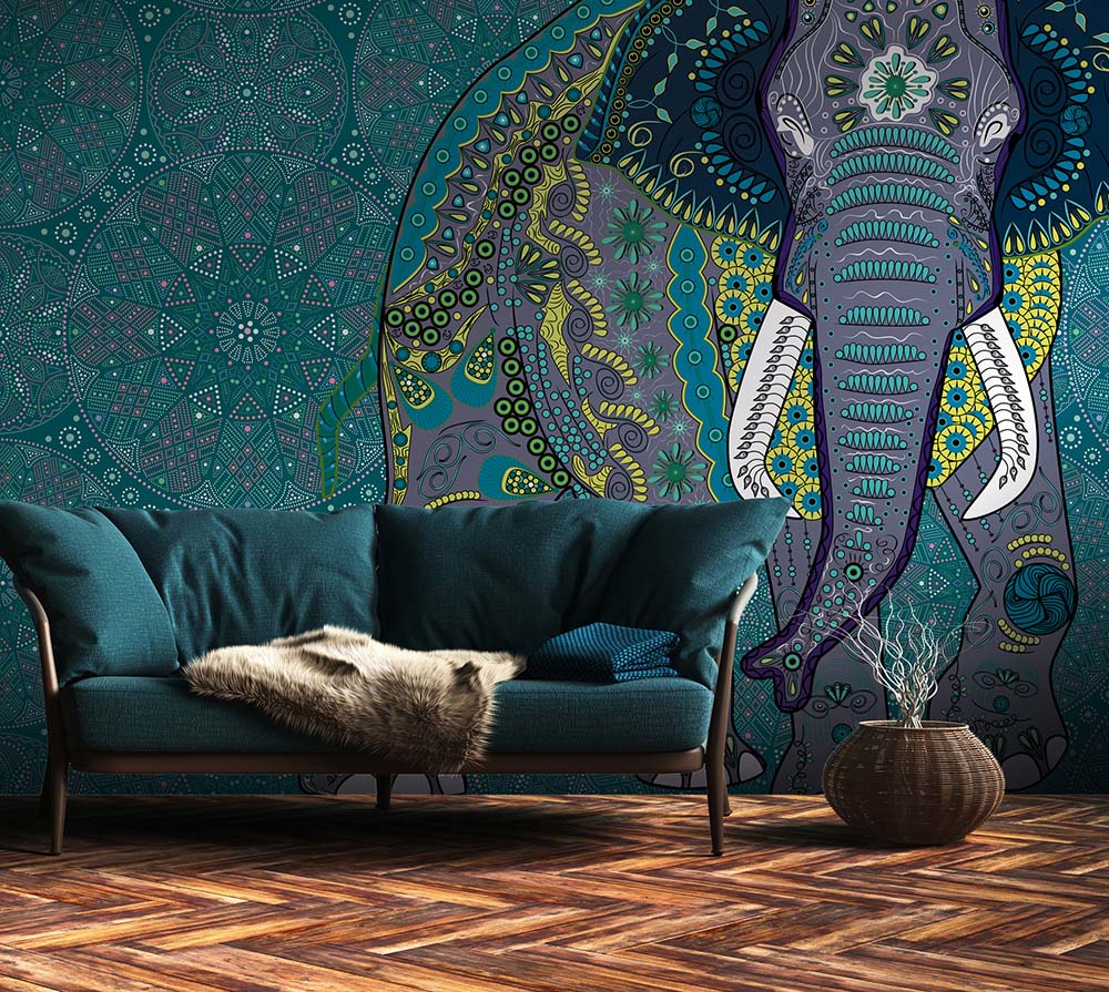 Stylish Elephant Wall Decor - Handcrafted Home Art for Living Room, Bedroom & Nursery - Perfect for Boho, Farmhouse & Modern Interiors