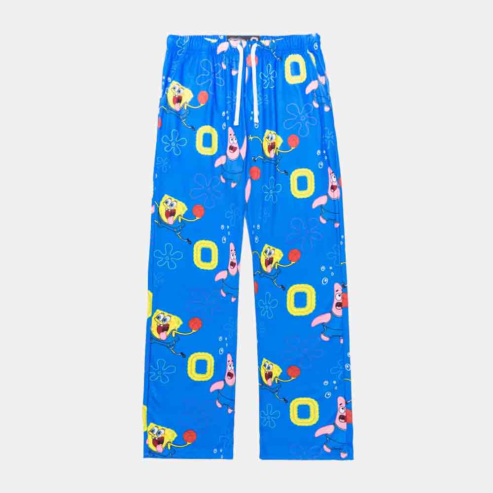 SpongeBob SquarePants Sleep Pants for Men & Women - Soft Cartoon Character Pajama Bottoms for Lounge, Sleepovers & Cosplay