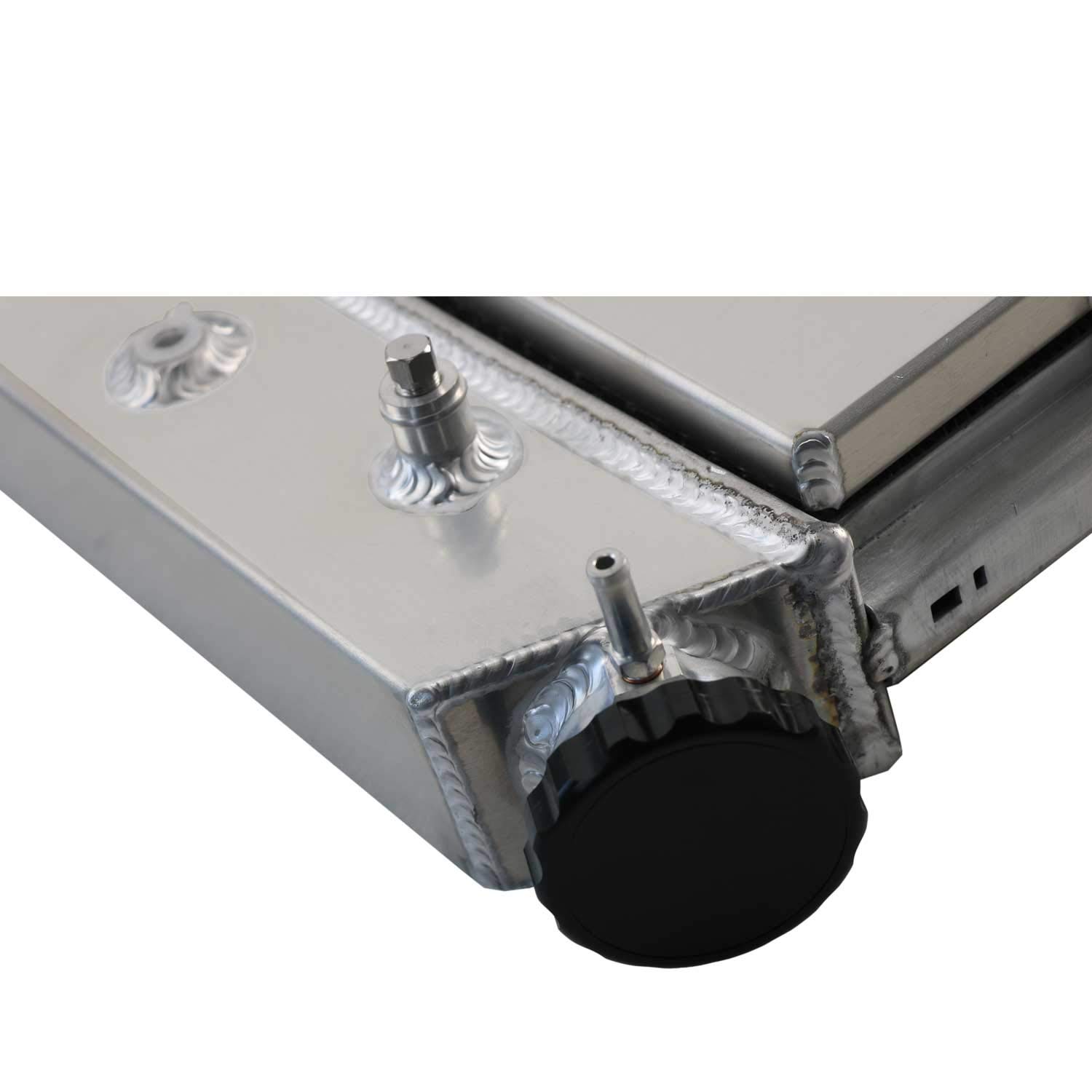 CoolingCare 4-Row Aluminum Radiator with Shroud & Dual 12