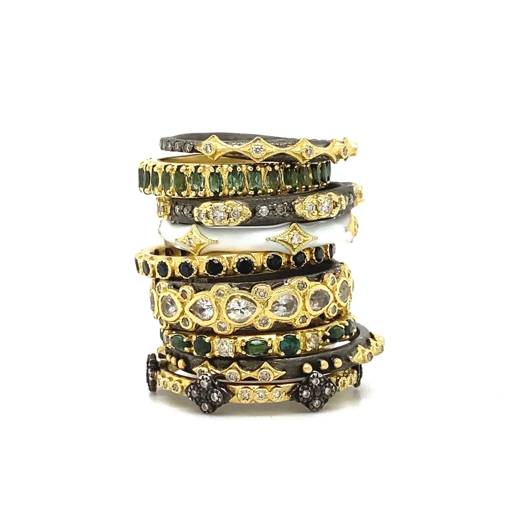 Mini Scroll Stack Band Ring - Dainty Stackable Rings for Women - Perfect for Layering & Everyday Wear