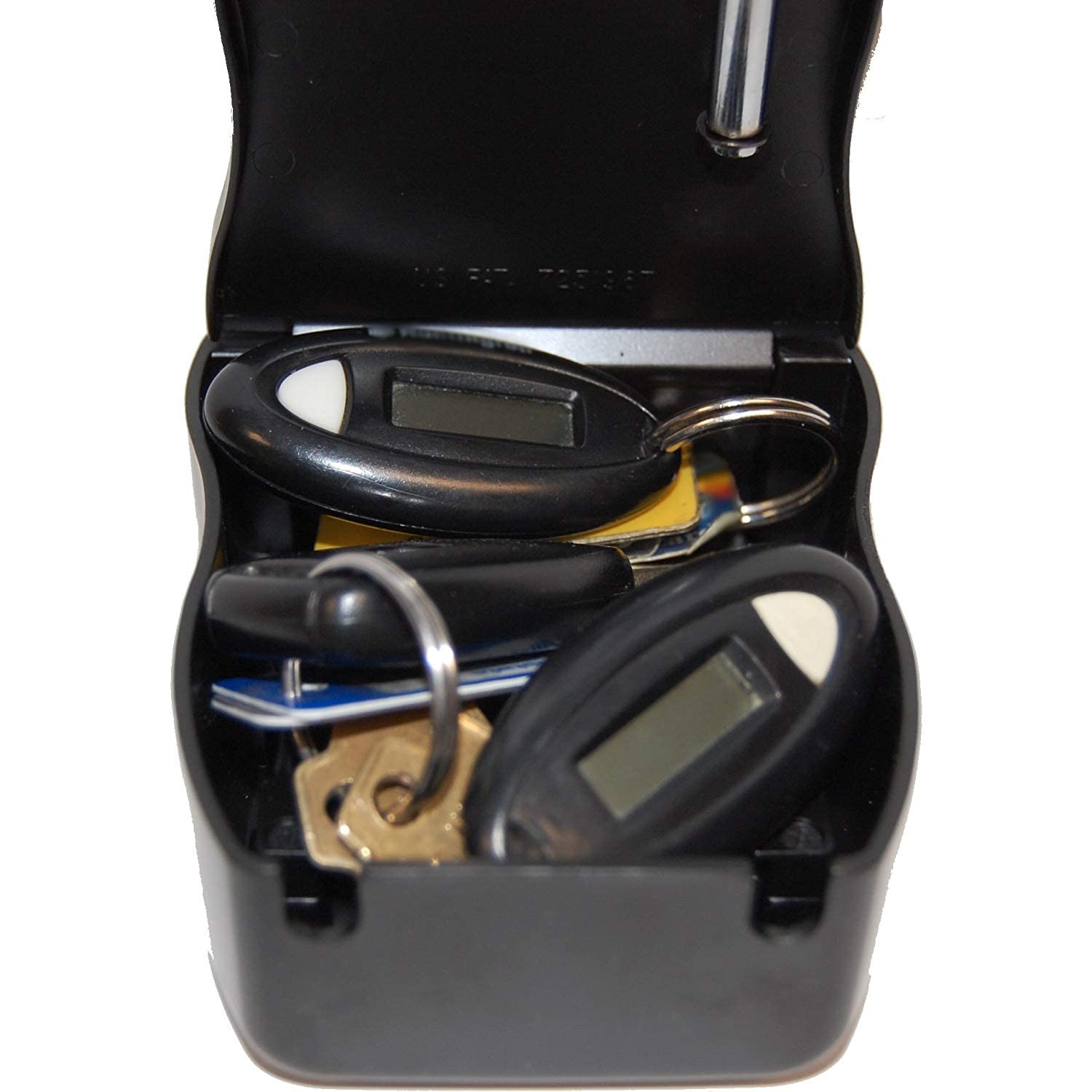 Waterproof 4-Digit Combination Lock Box for Outdoor Key Storage - Large Hide-A-Key Safe (4-Pack) - Perfect for House Keys, Spare Keys & Vacation Home Security