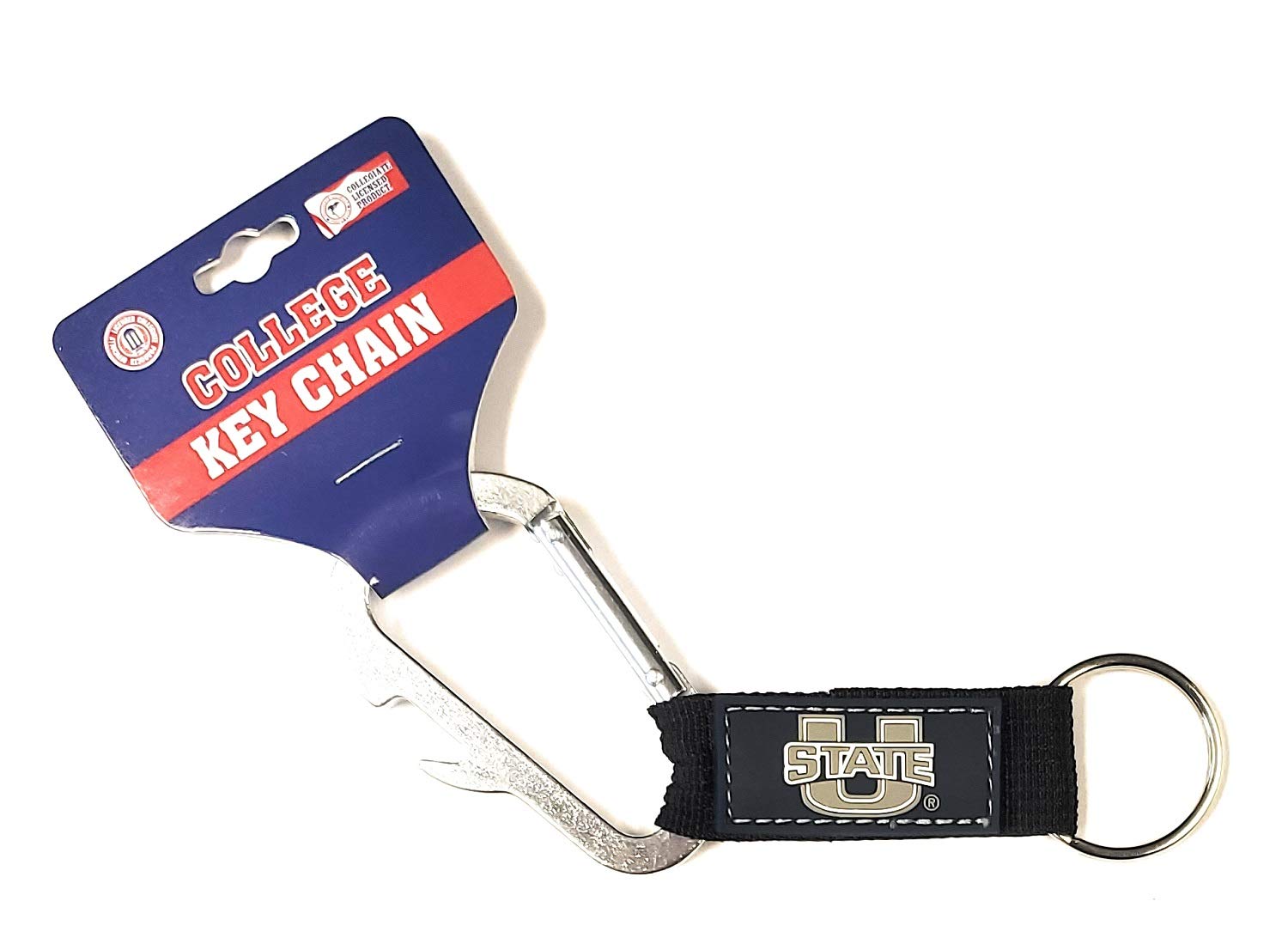 Utah State Aggies Keychain Carabiner - Durable College Key Ring with Carabiner Clip for Backpacks, Gifts & School Spirit (Pro Specialties Group) - Perfect for Fans, Alumni & Game Day Accessories