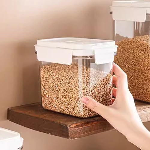 Airtight Food Storage Containers Set - BPA-Free, Leakproof & Stackable Kitchen Organizers for Dry Food, Snacks, Cereal & Meal Prep - Easy to Clean & Space-Saving for Pantry, Fridge & Office Use