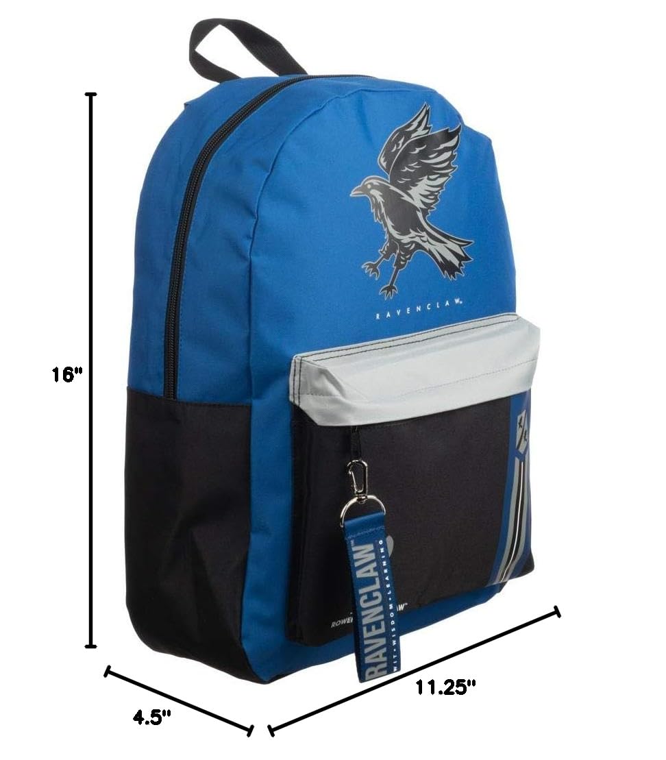 Harry Potter Ravenclaw Hogwarts House Backpack for School, Travel & Cosplay - Official Licensed Wizarding World Merchandise