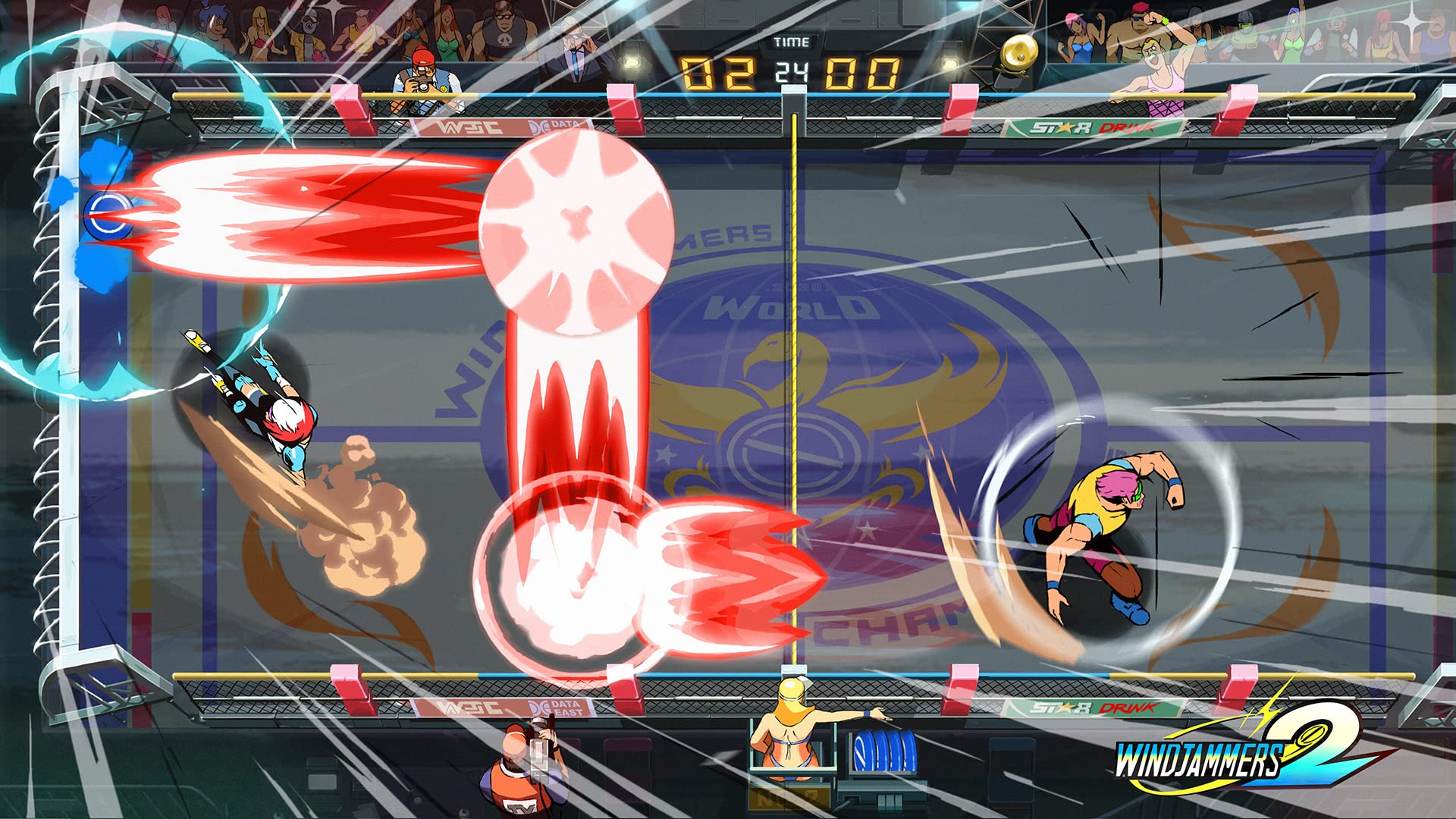 Windjammers 2 for PS4 - Competitive Arcade Sports Game | Perfect for Multiplayer Parties & Retro Gaming Fans