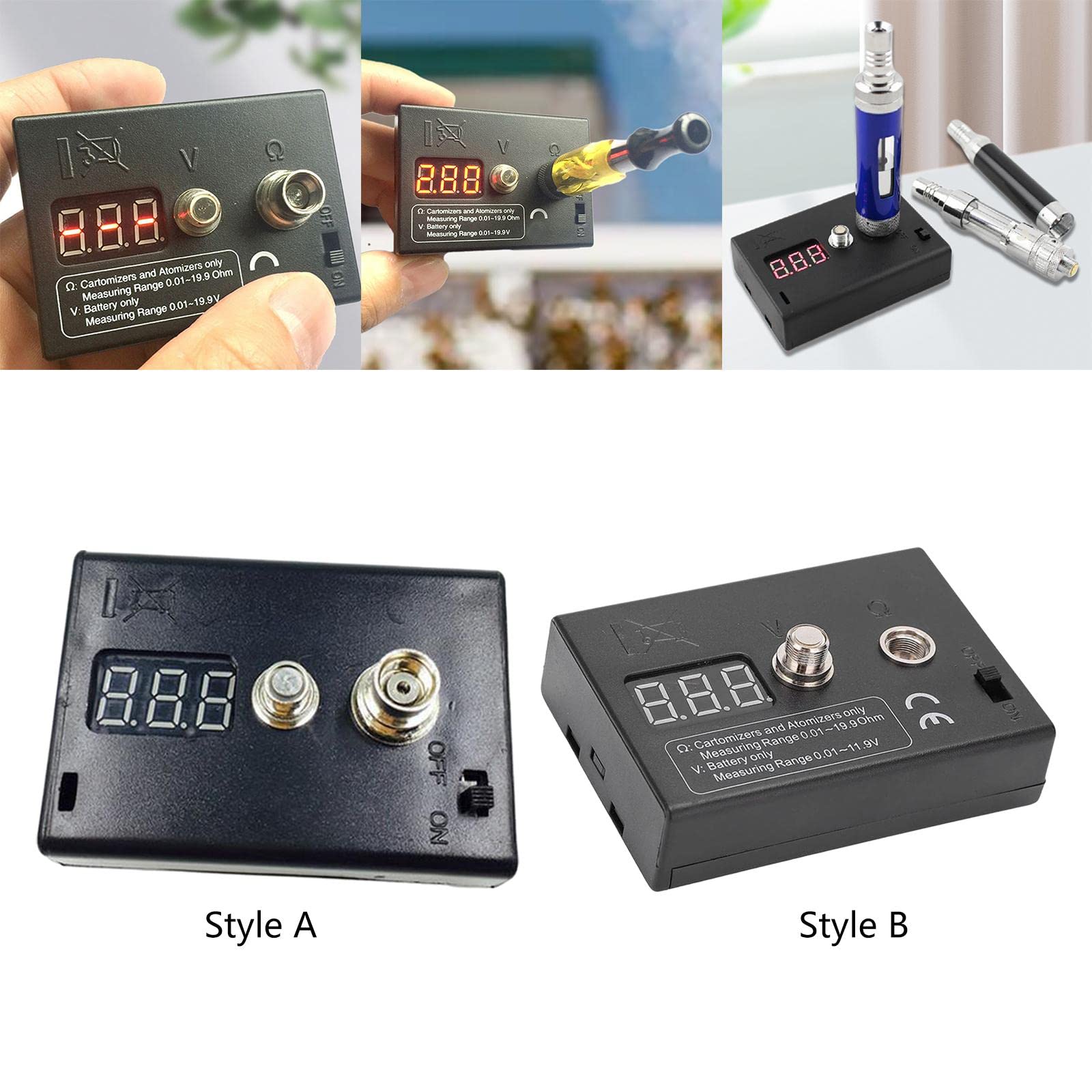 Digital Resistance Tester - Easy Use Wire Meter for DIY Projects | Home & Electrical Repair