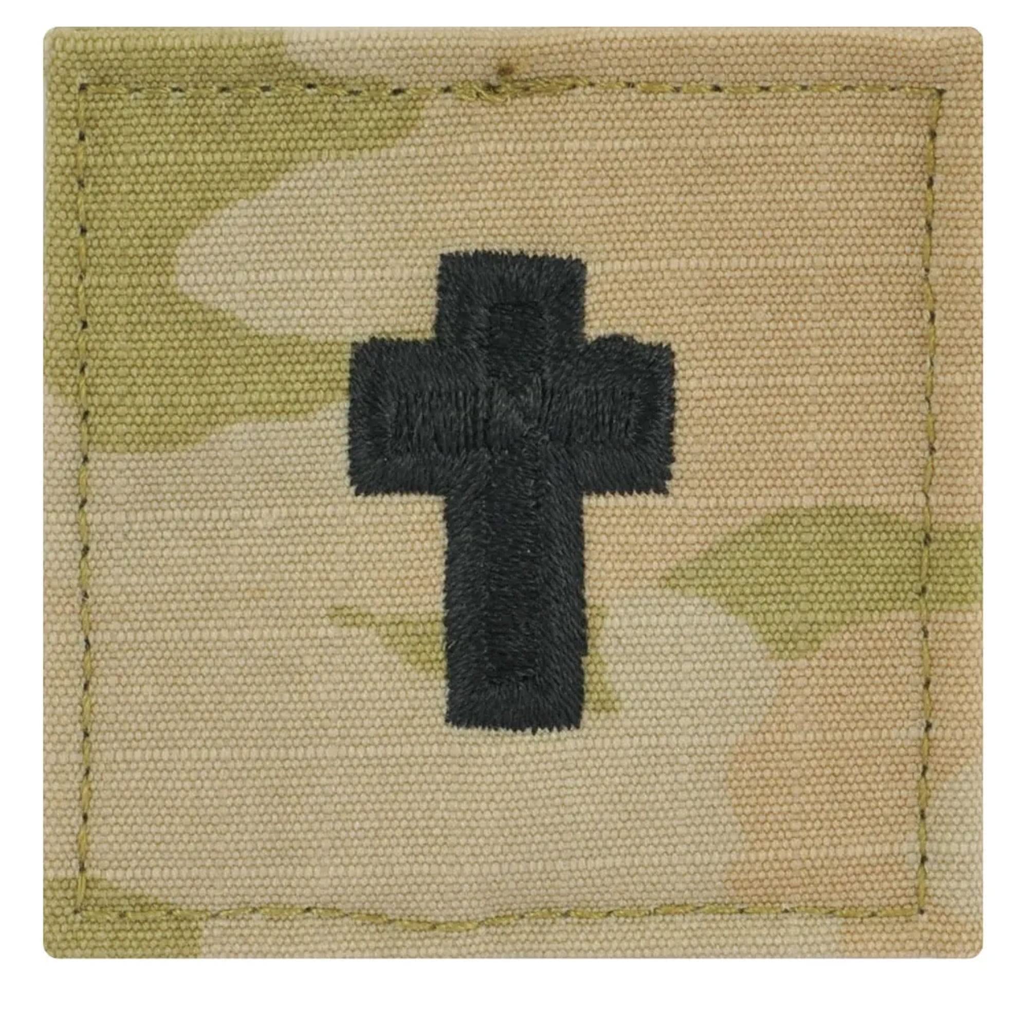 MEDALS OF AMERICA EST. 1976 - Army Chaplain Rank OCP/Scorpion Patch with Hook & Loop Fastener - Perfect for Military Uniforms, Tactical Gear & Collectors