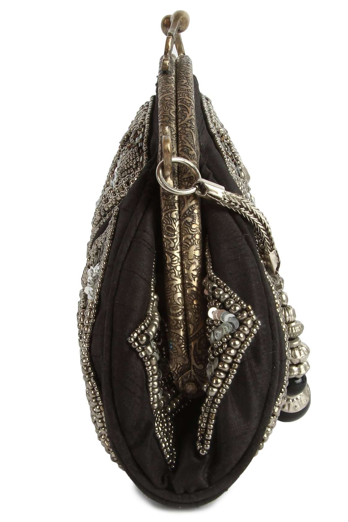 Elegant Audrey Beaded Sequins Evening Clutch Bag for Women - Perfect for Parties, Weddings & Special Occasions