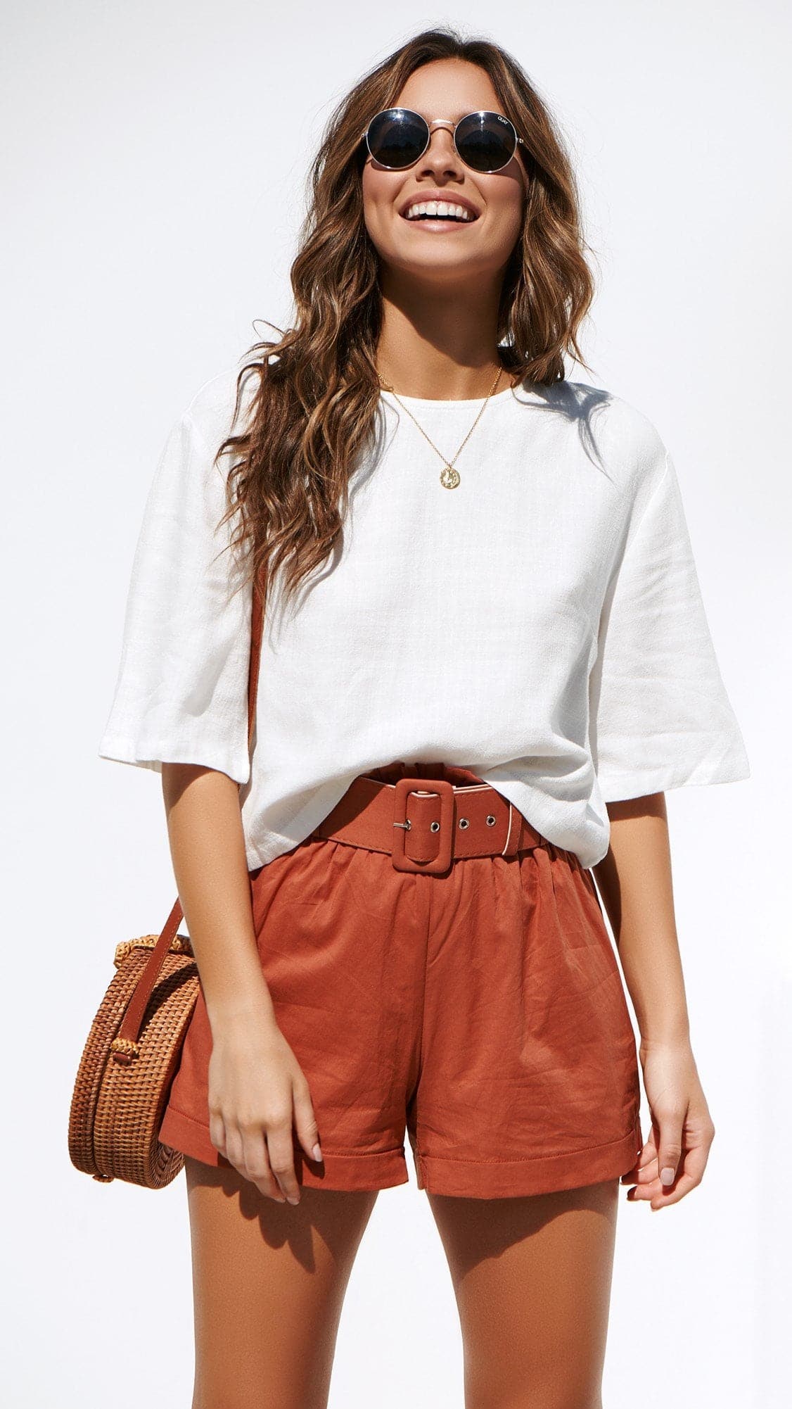 Charlotte Top for Women - Elegant White Blouse for Casual & Office Wear | Perfect for Summer Outfits & Business Attire